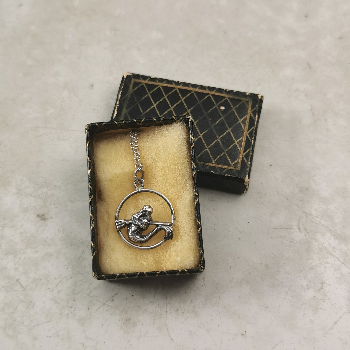 Vintage 835 Silver Aquarius Necklace 1960s Paris