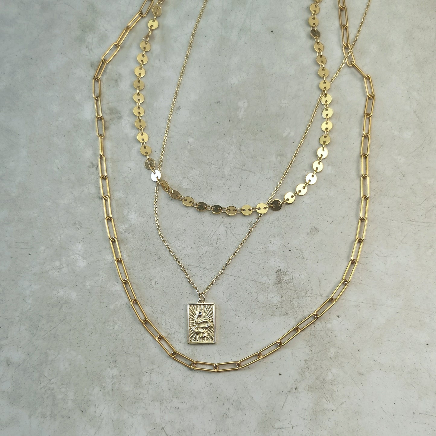 New Sterling Silver Dot Choker - Silver & Gold