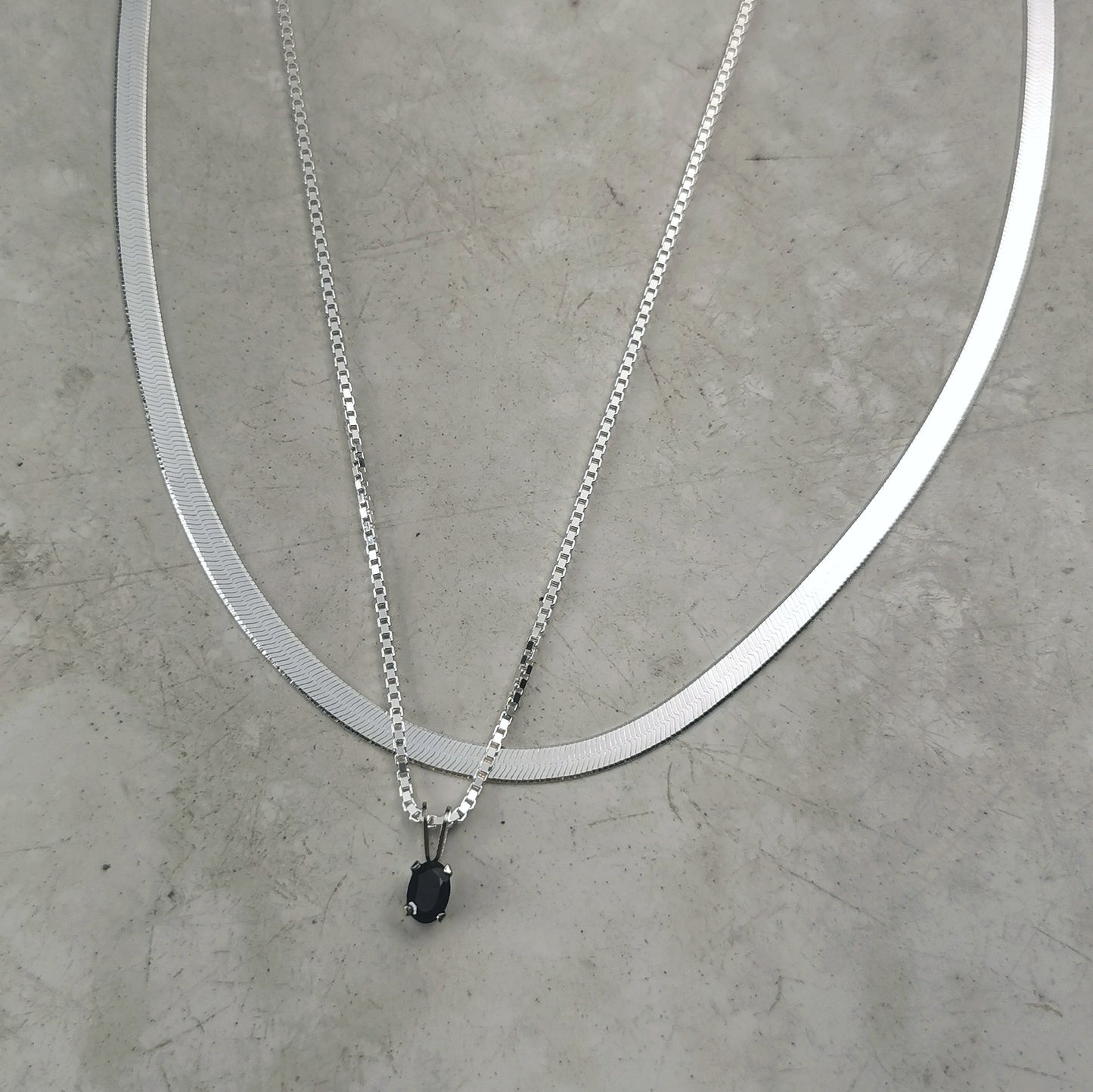 New Sterling Silver 3.5mm Herringbone Chain Necklace