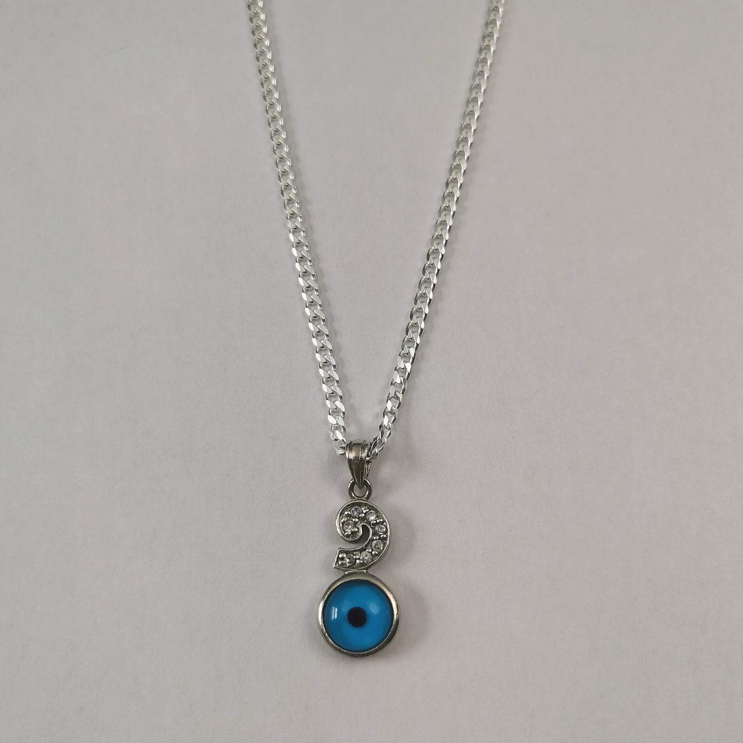 New Sterling Silver 2.8mm Curb Link Chain Necklace