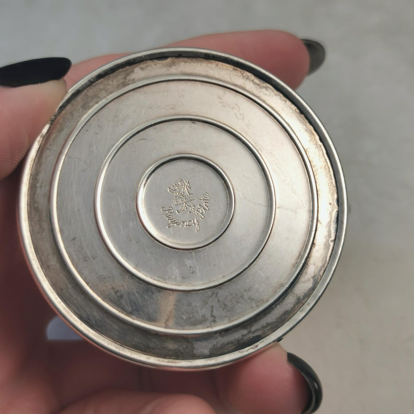 Vintage Birks Regency Plate Silver Plate Ring Box