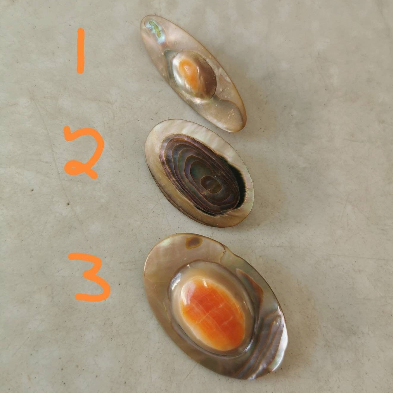 Choice of Antique Blister Pearl Brooch