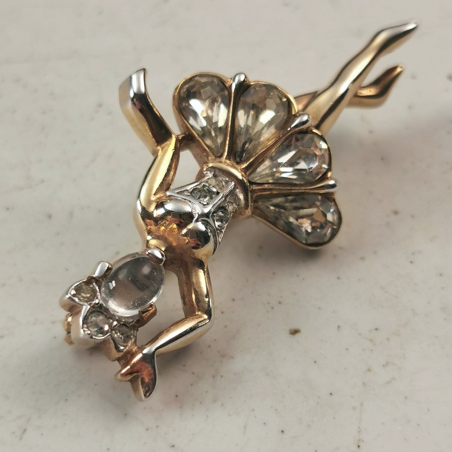 Trifari Vicki Ballerina Brooch - Small Alfred Philippe Designer Brooch