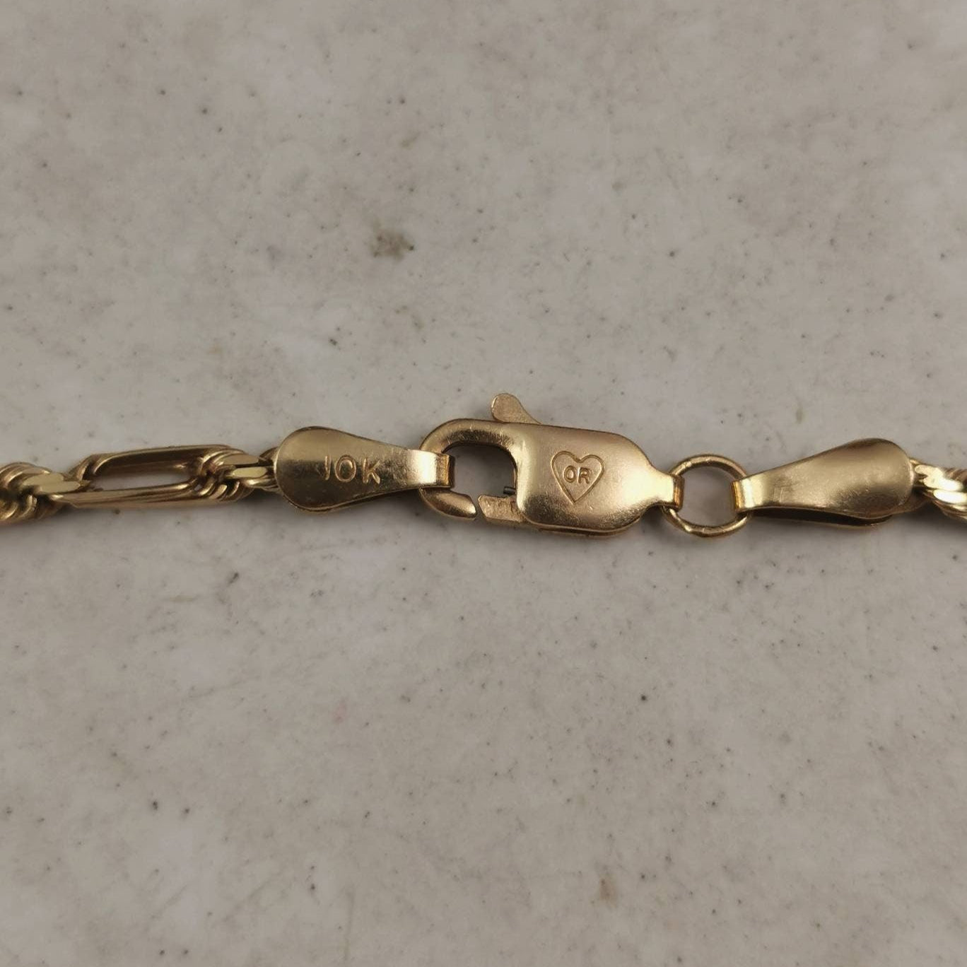 Estate 10k Yellow Gold Figarope Chain - Milano Rope Chain
