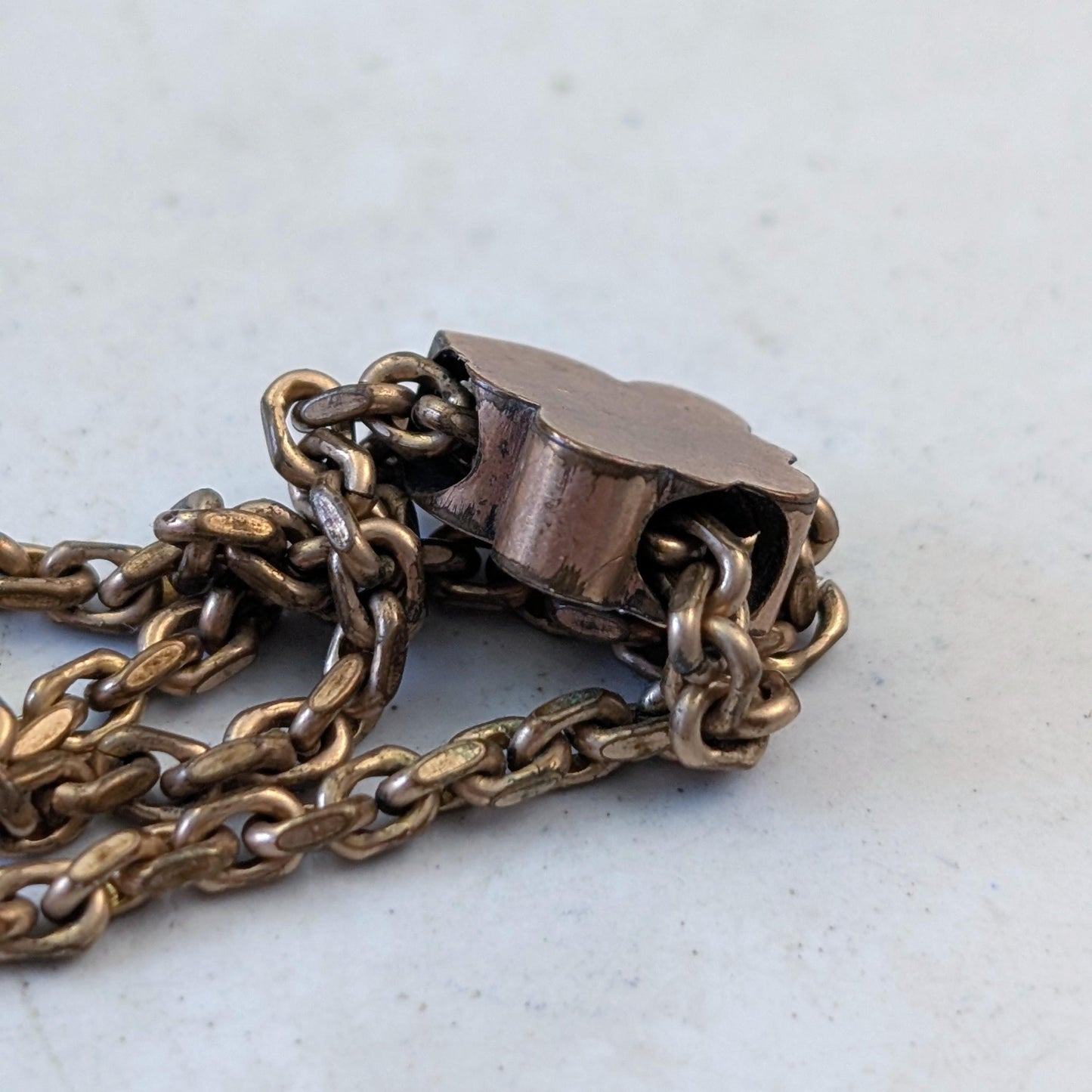 Victorian Gold Filled Slider Pocket Watch Chain Bracelet