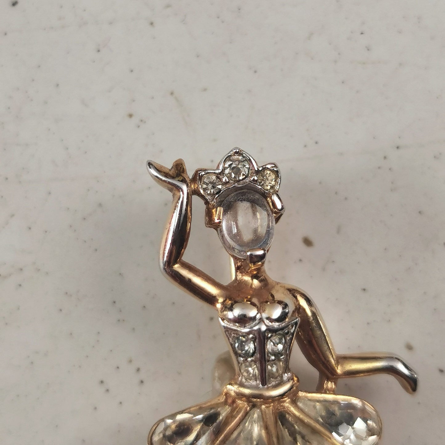Trifari Vicki Ballerina Brooch - Small Alfred Philippe Designer Brooch