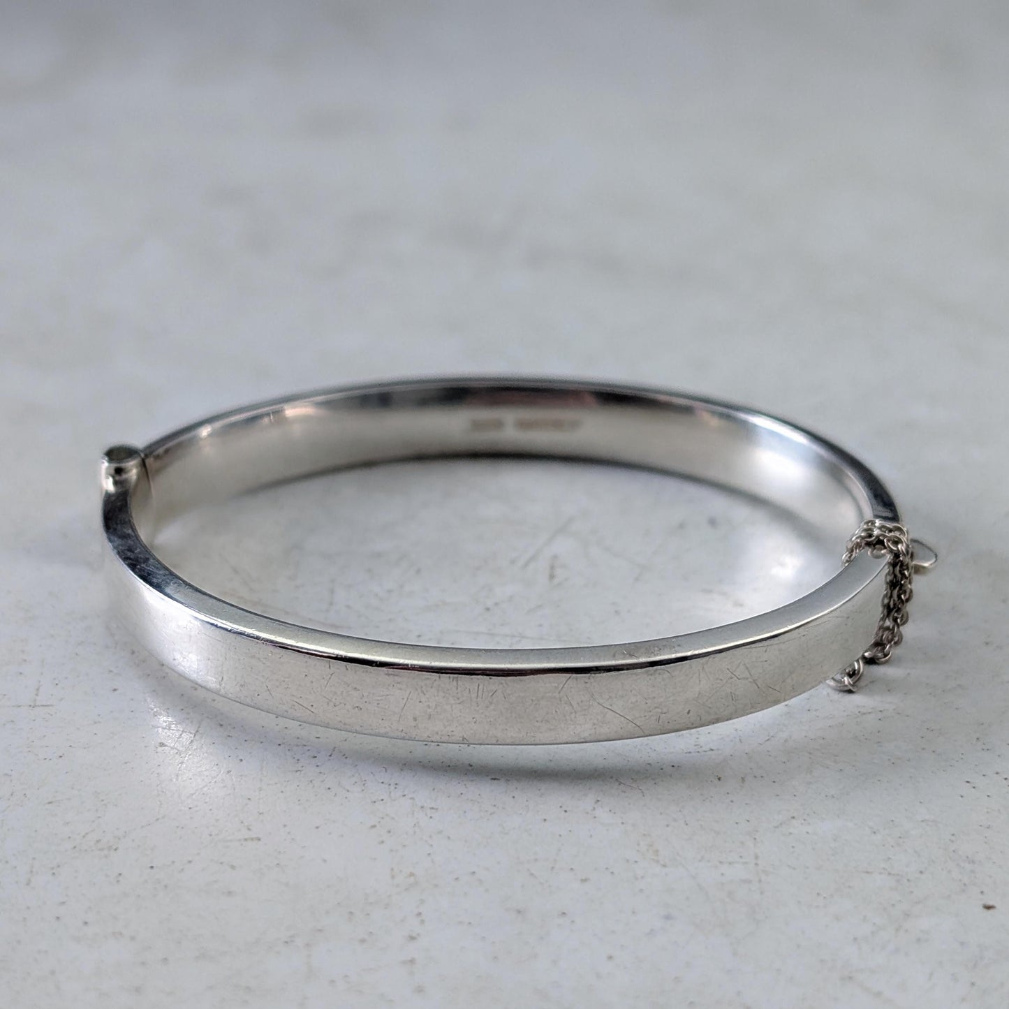 Antique Birks Sterling Silver Chased Floral Bracelet