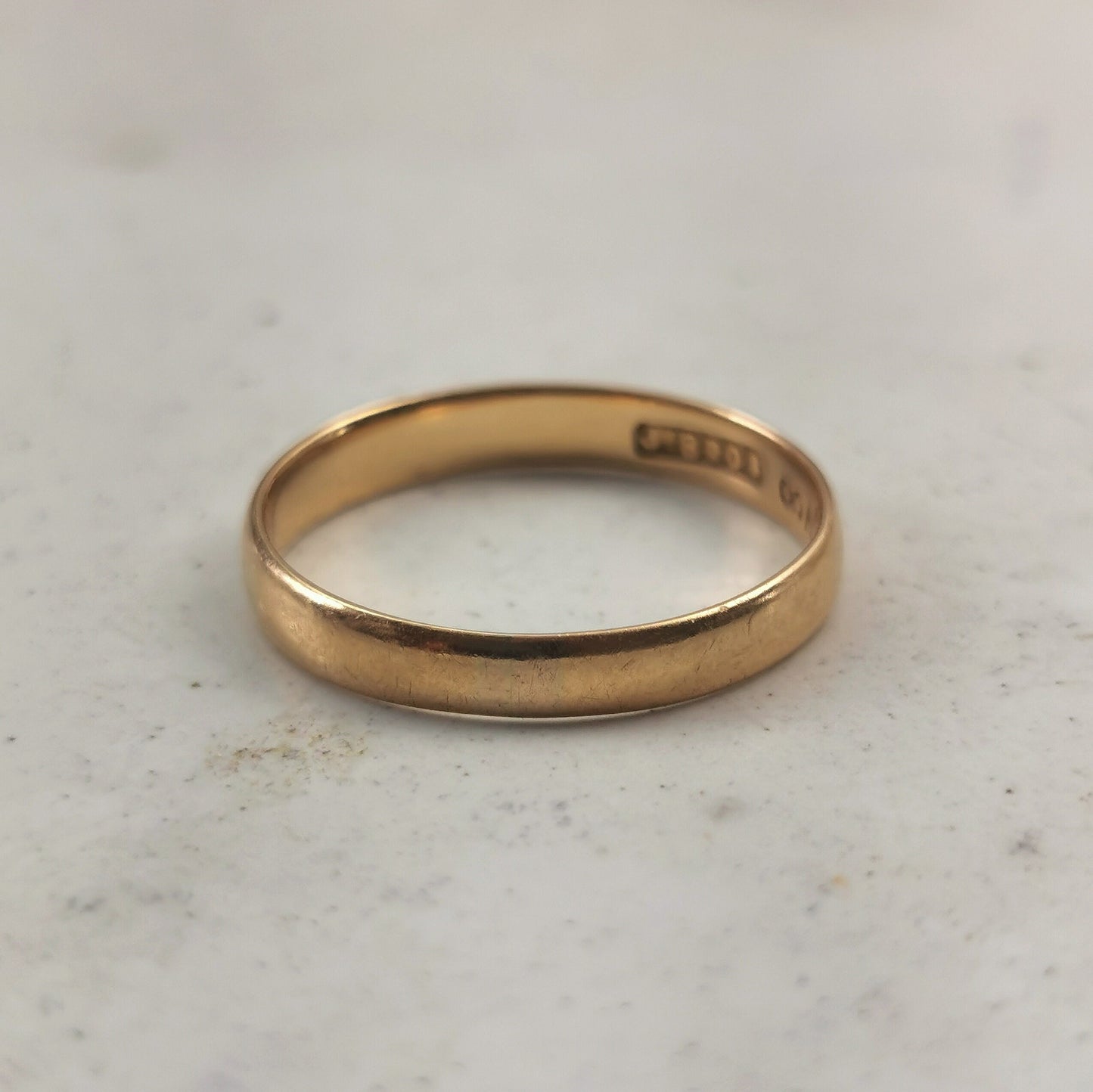 Antique 18K Yellow Gold 3mm Wedding Band