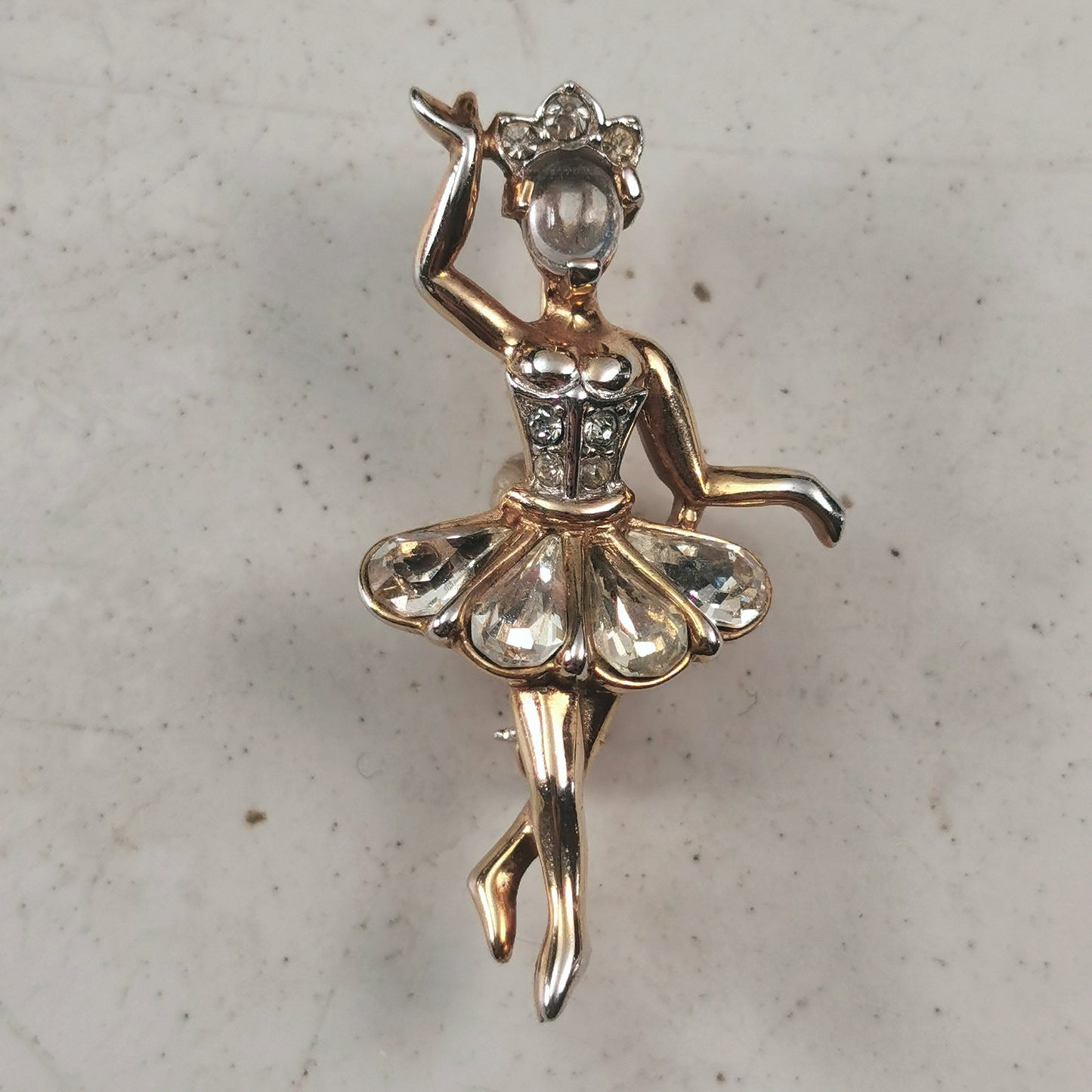 Trifari Vicki Ballerina Brooch - Small Alfred Philippe Designer Brooch