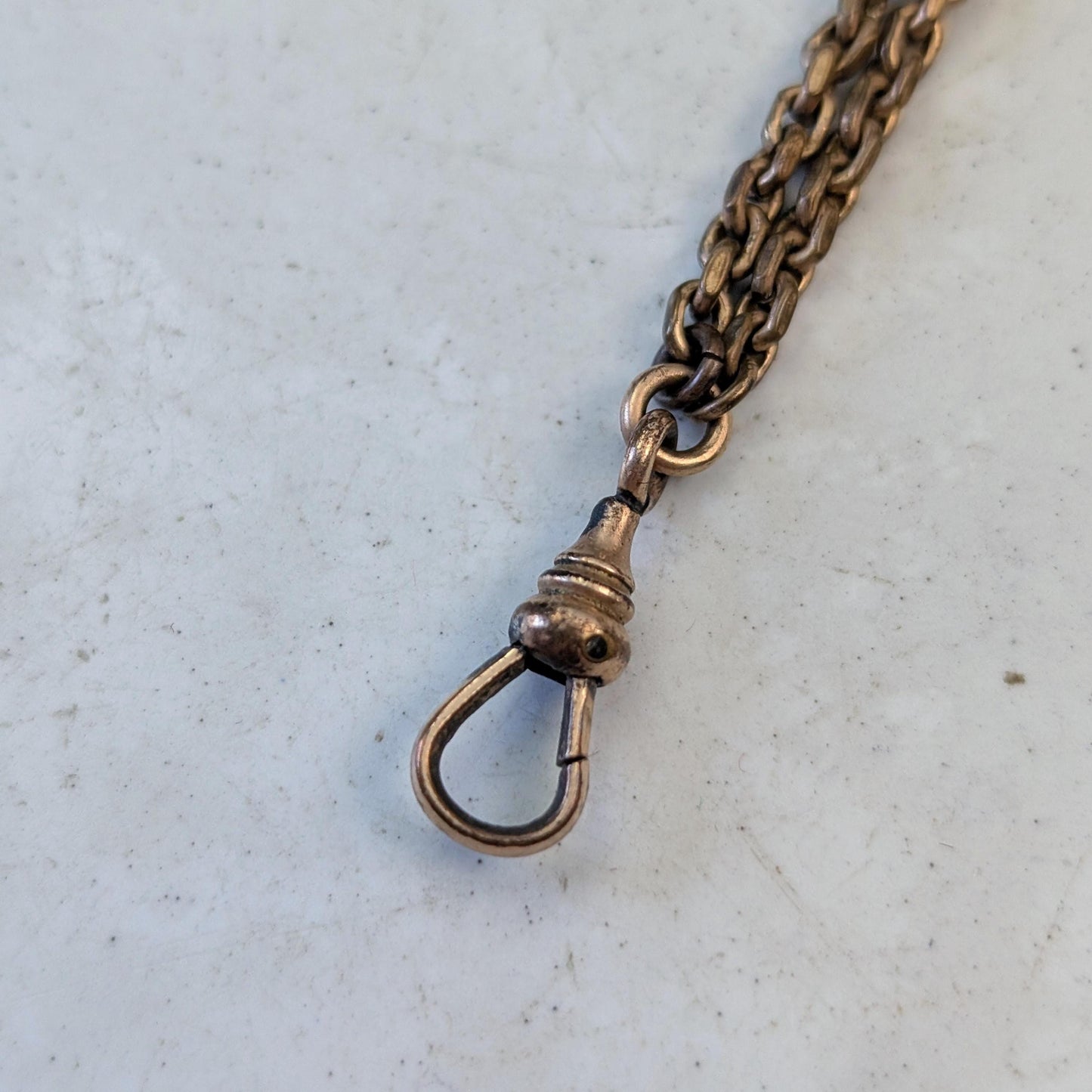 Victorian Gold Filled Slider Pocket Watch Chain Bracelet