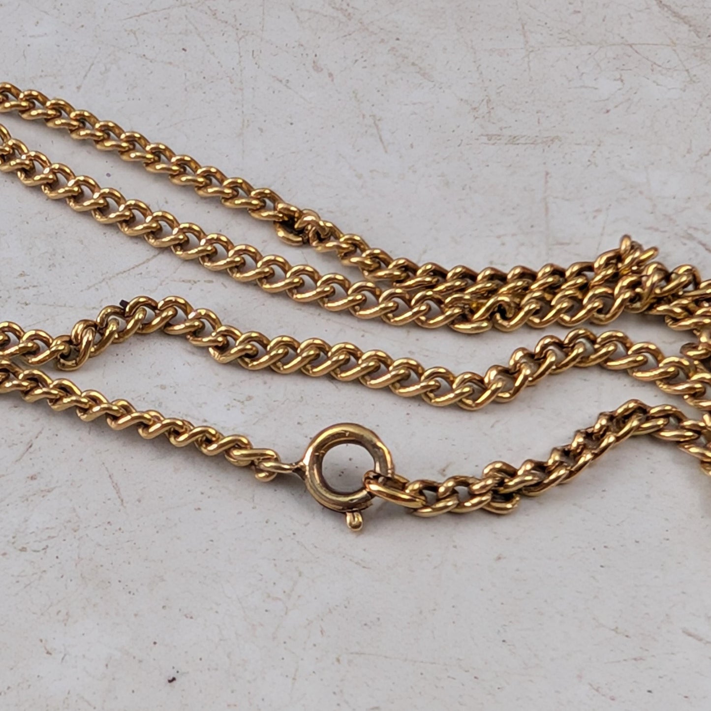 Antique Edwardian Brass Heart Locket