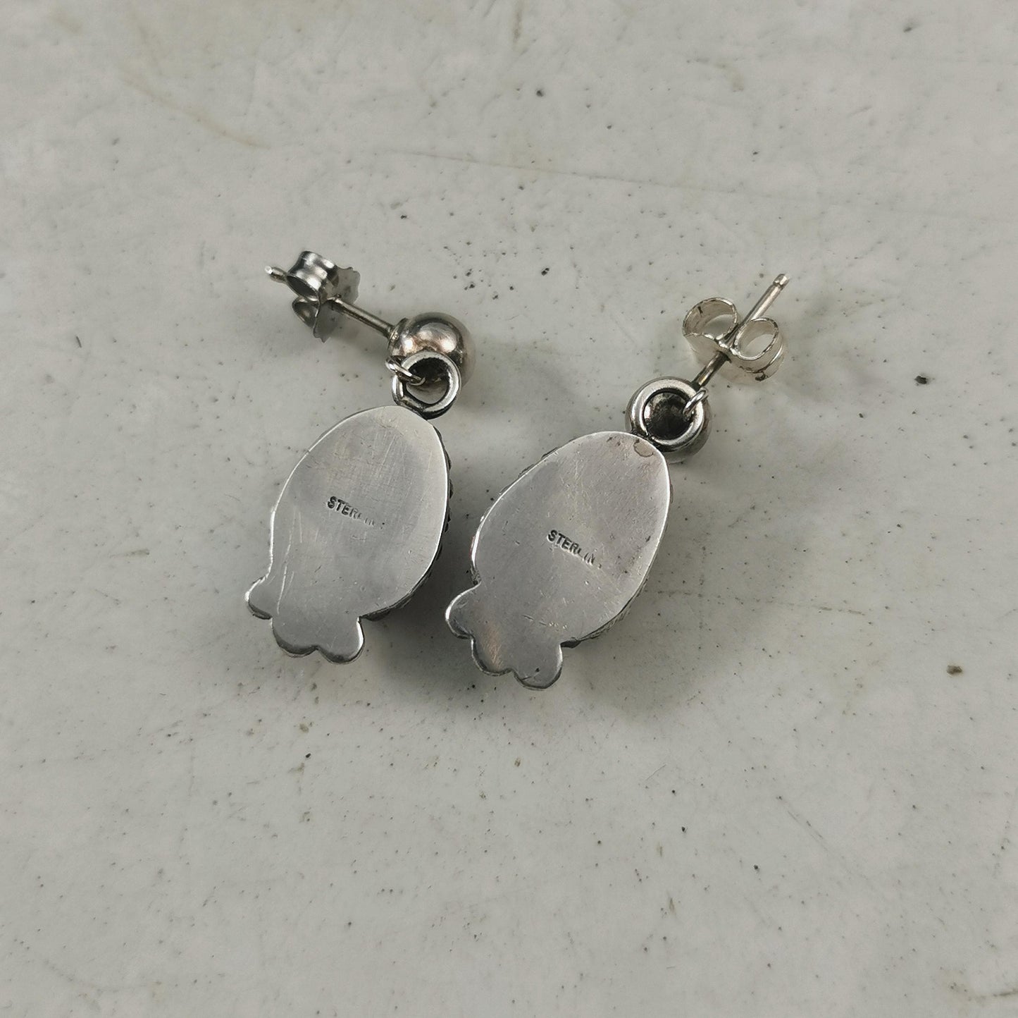 Vintage Sterling Silver Fire Agate Navajo Style Jewellery Set