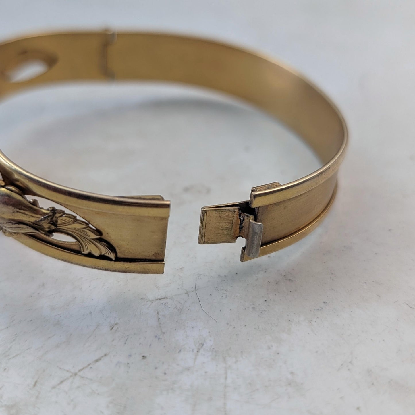Vintage Gold Filled Sweetheart Locket Bracelet