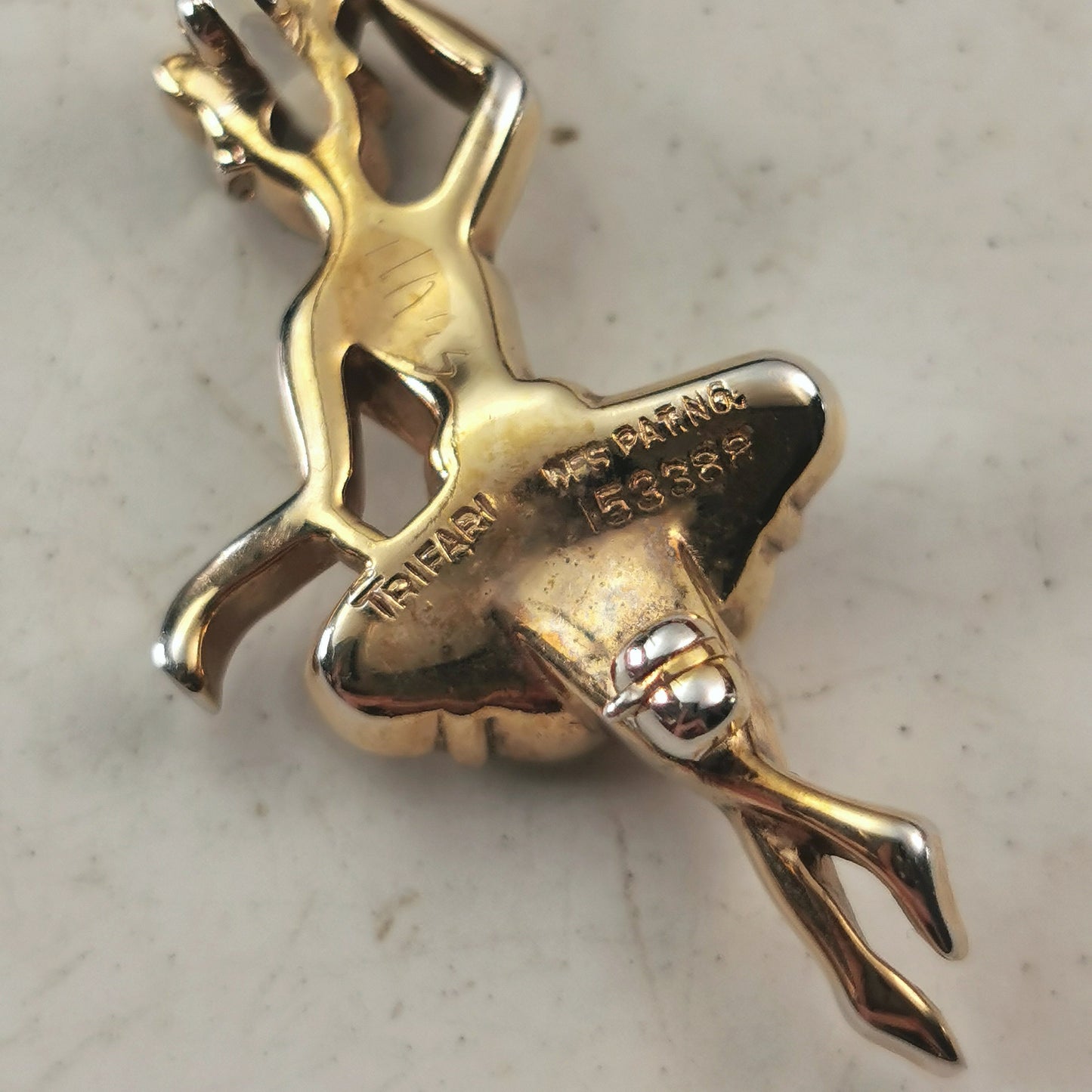 Trifari Vicki Ballerina Brooch - Small Alfred Philippe Designer Brooch