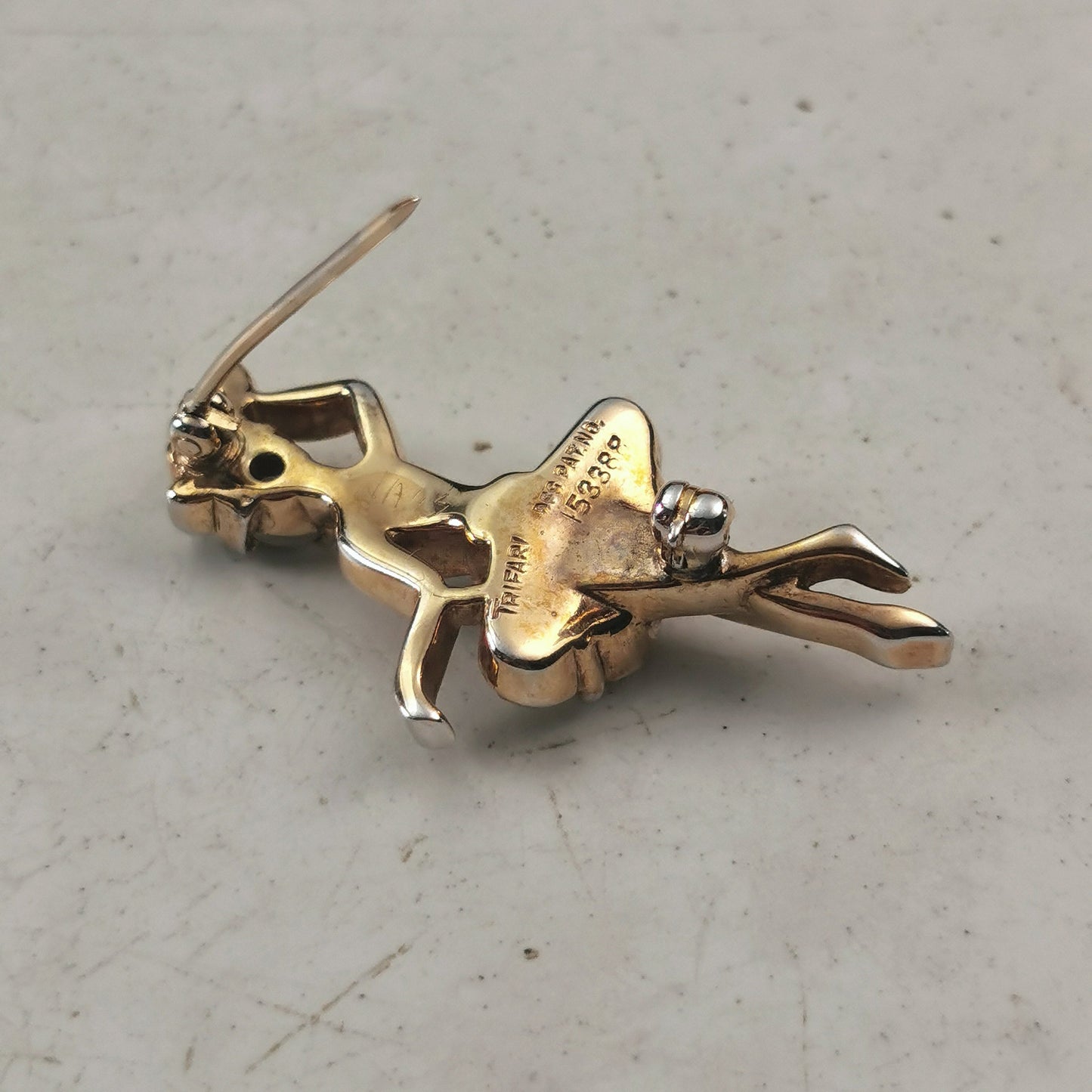 Trifari Vicki Ballerina Brooch - Small Alfred Philippe Designer Brooch
