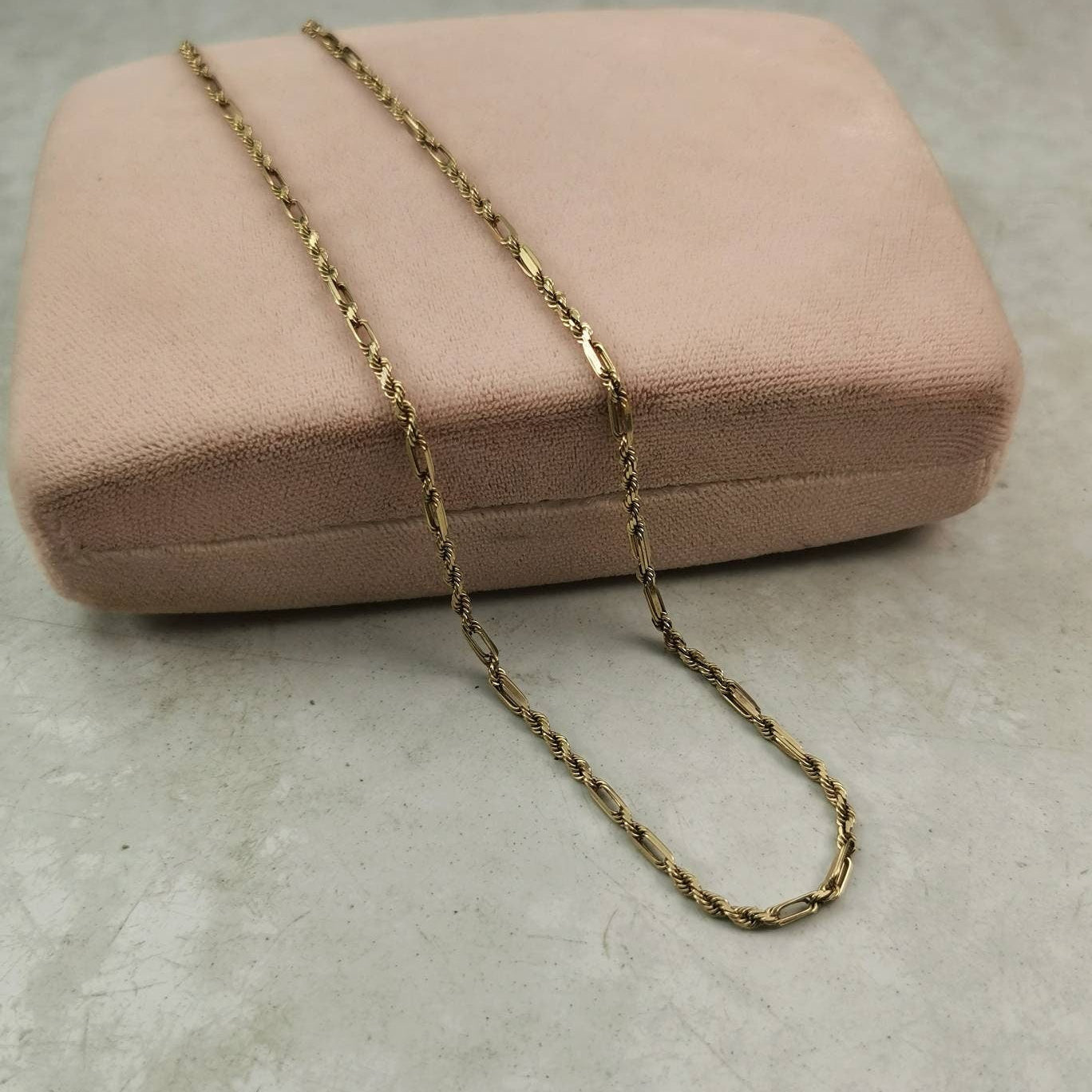 Estate 10k Yellow Gold Figarope Chain - Milano Rope Chain