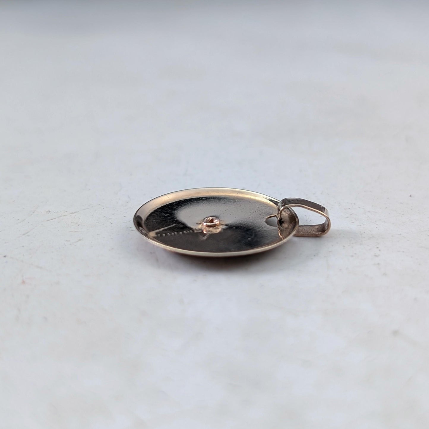 Vintage 10k Yellow Gold Taurus Zodiac Pendant