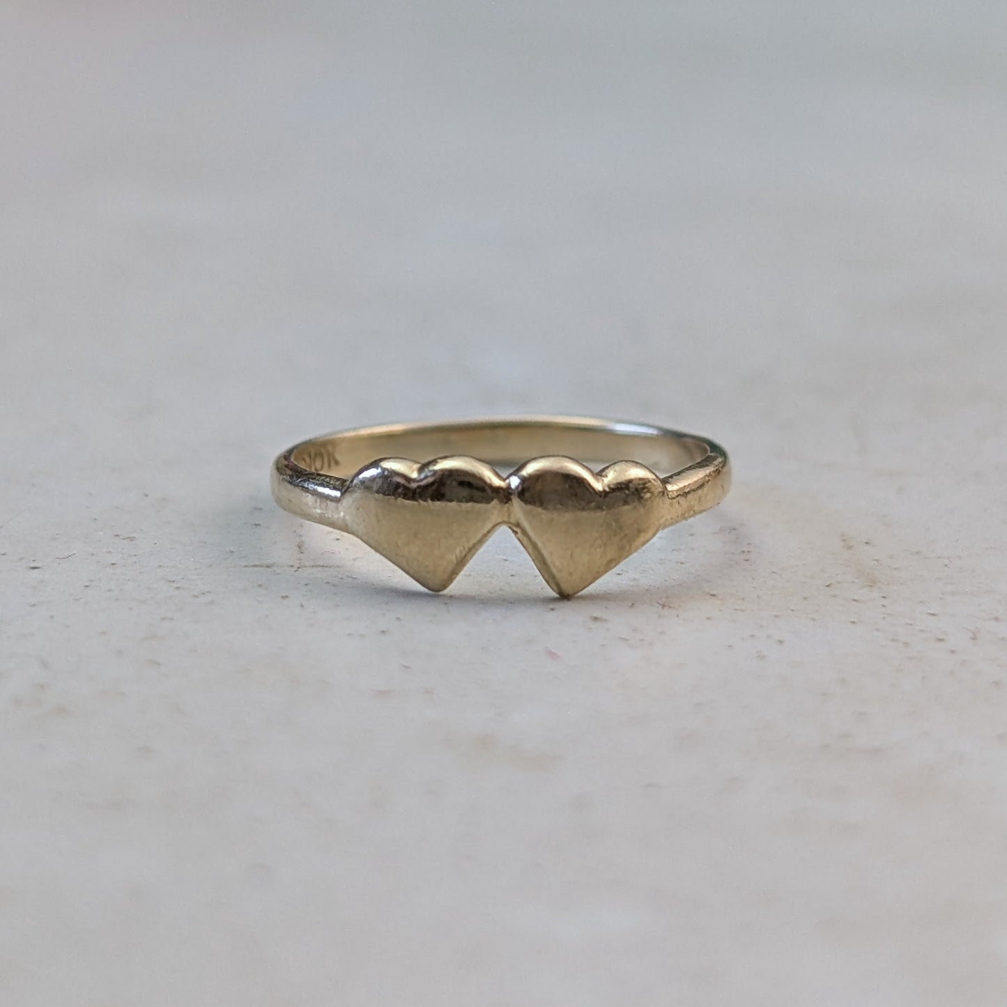 Vintage 10k Yellow Small Size Pinky or Baby Rings