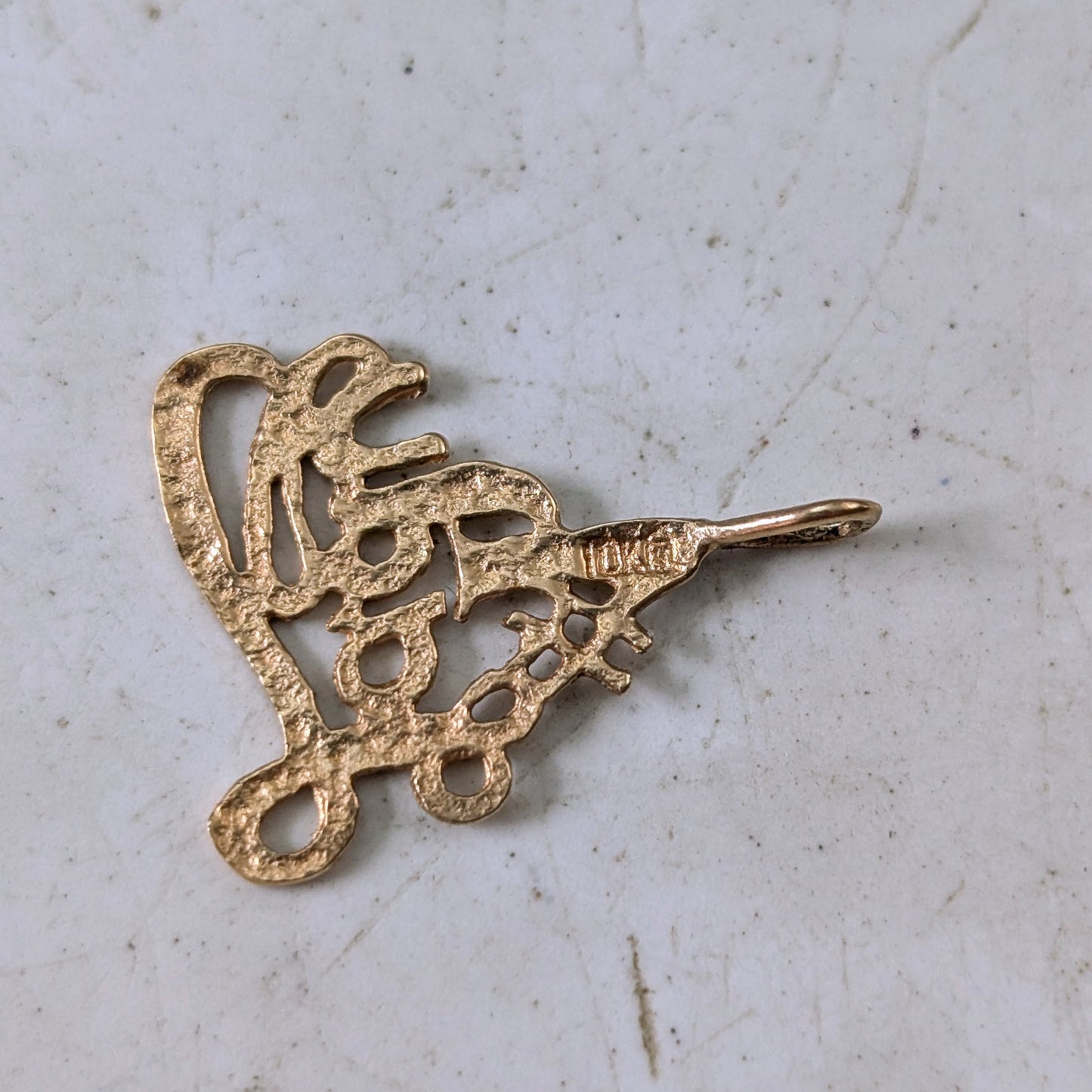 Miscellaneous Solid Gold Charms - 9K Ankh - 10k 5mm Pearl - 10k #1 Lady Pendant