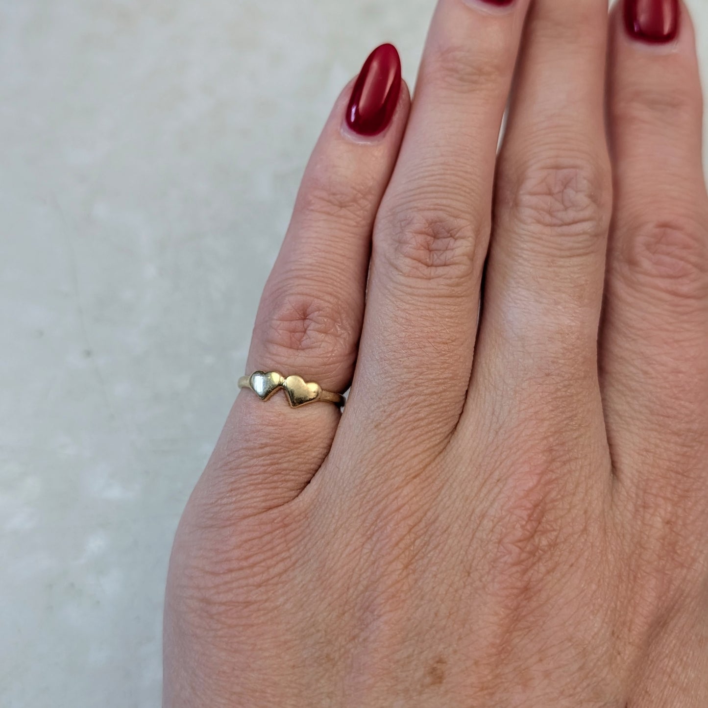 Vintage 10k Yellow Small Size Pinky or Baby Rings