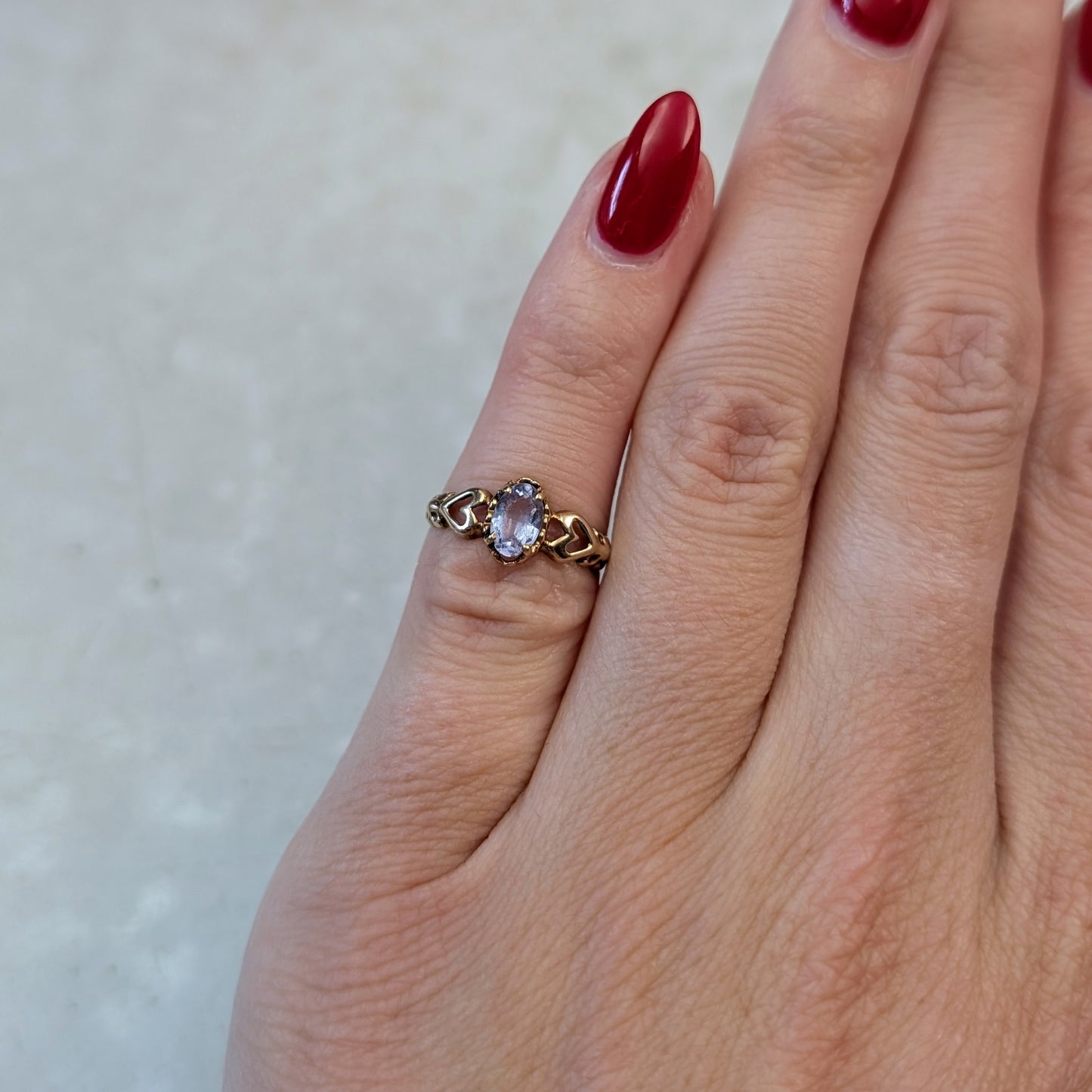 Vintage 10k Yellow Small Size Pinky or Baby Rings