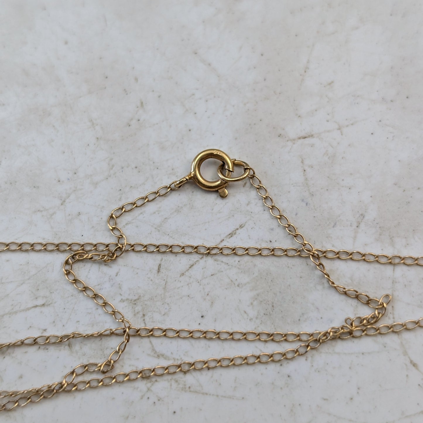 Vintage 14k Yellow Gold Tahitian Pearl Necklace