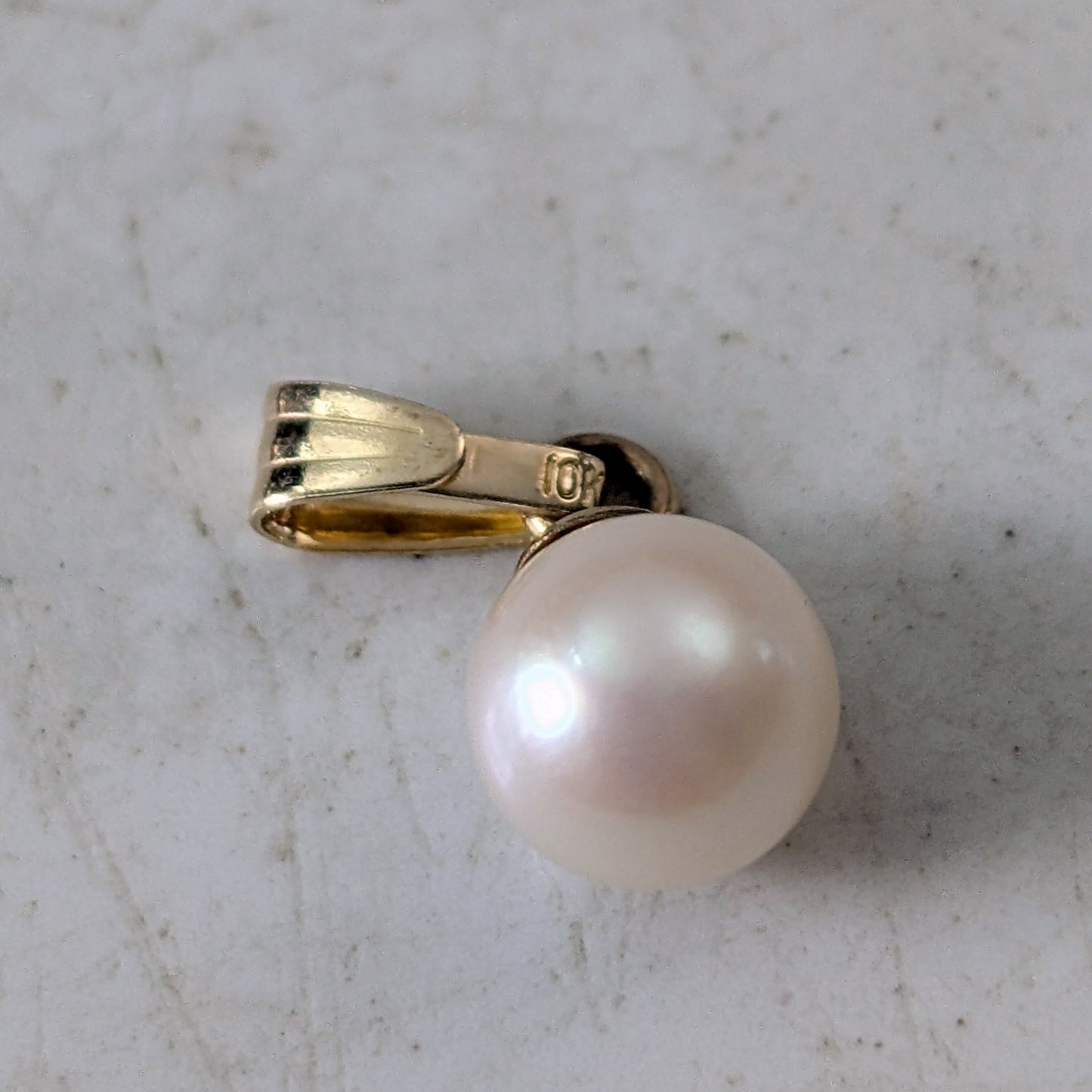 Miscellaneous Solid Gold Charms - 9K Ankh - 10k 5mm Pearl - 10k #1 Lady Pendant