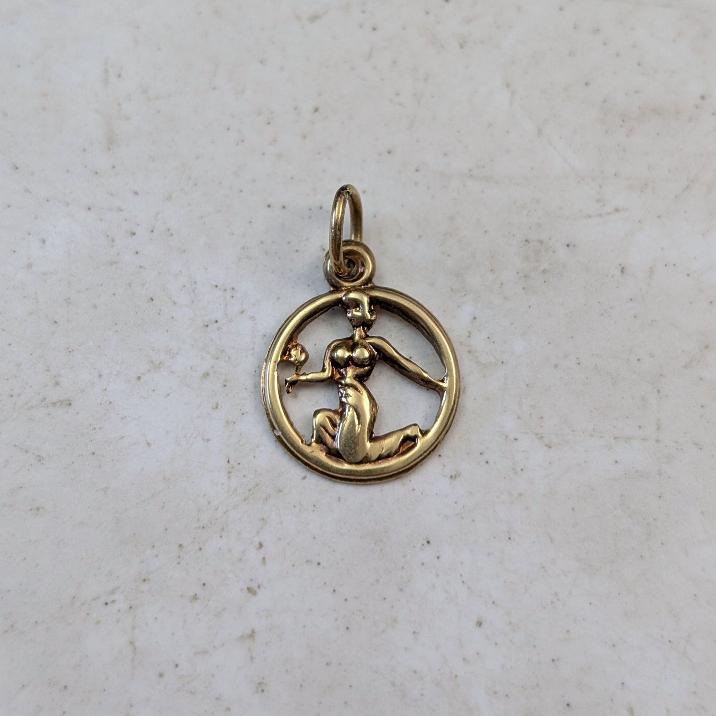 Vintage Yellow Gold Zodiac Signs - 14k Virgo & 10k Aries
