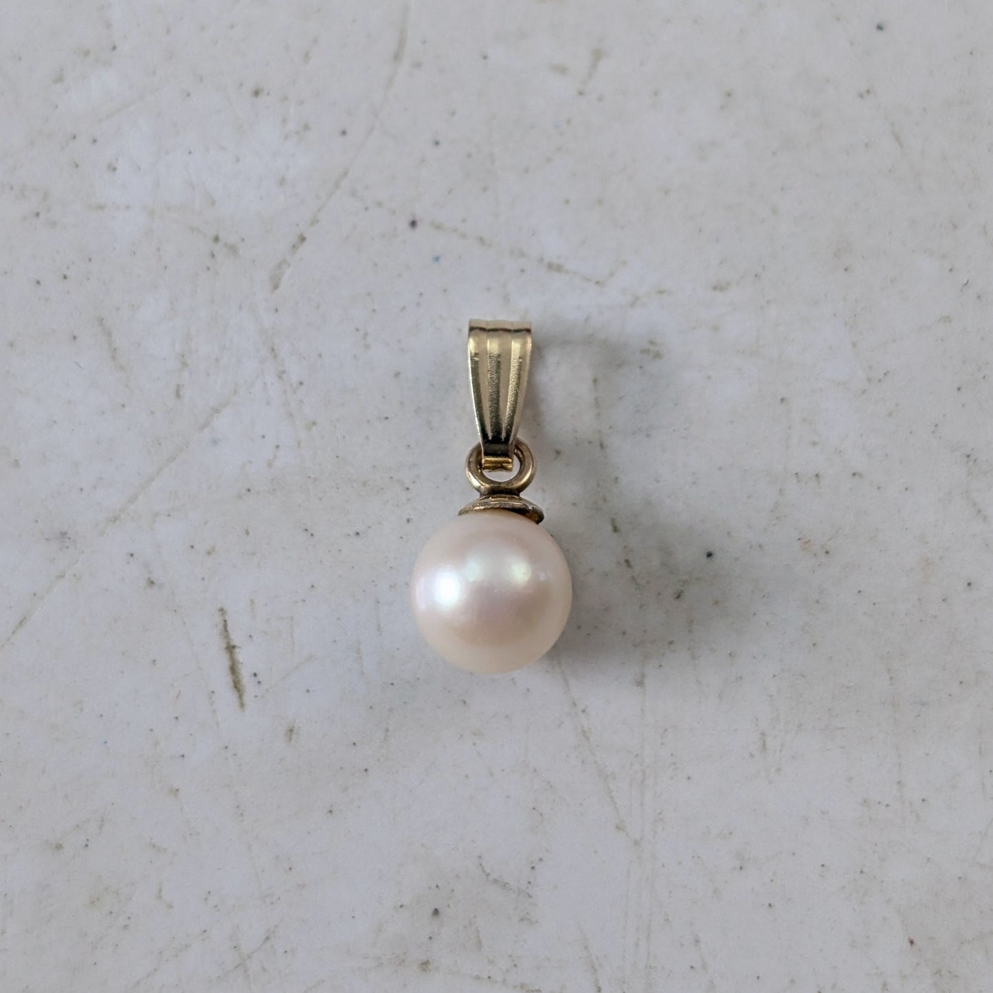 Miscellaneous Solid Gold Charms - 9K Ankh - 10k 5mm Pearl - 10k #1 Lady Pendant