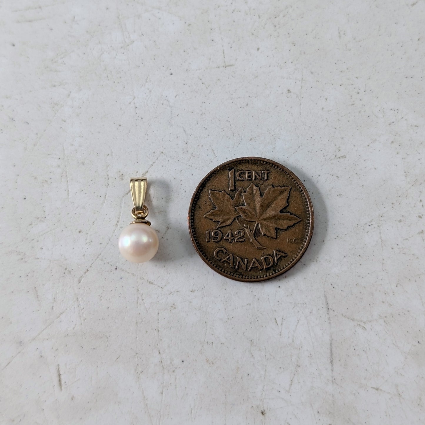 Miscellaneous Solid Gold Charms - 9K Ankh - 10k 5mm Pearl - 10k #1 Lady Pendant