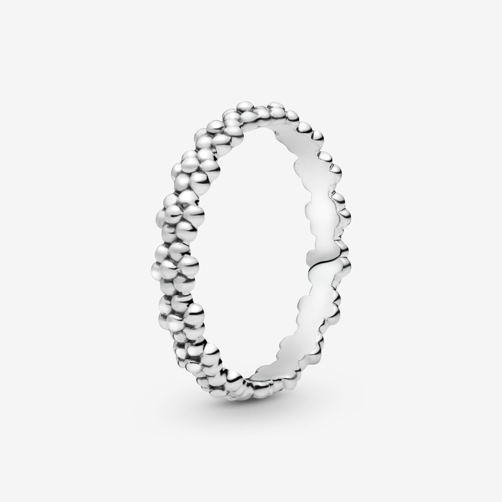 Estate Pandora Sterling Silver Classic Daisy Eternity Band