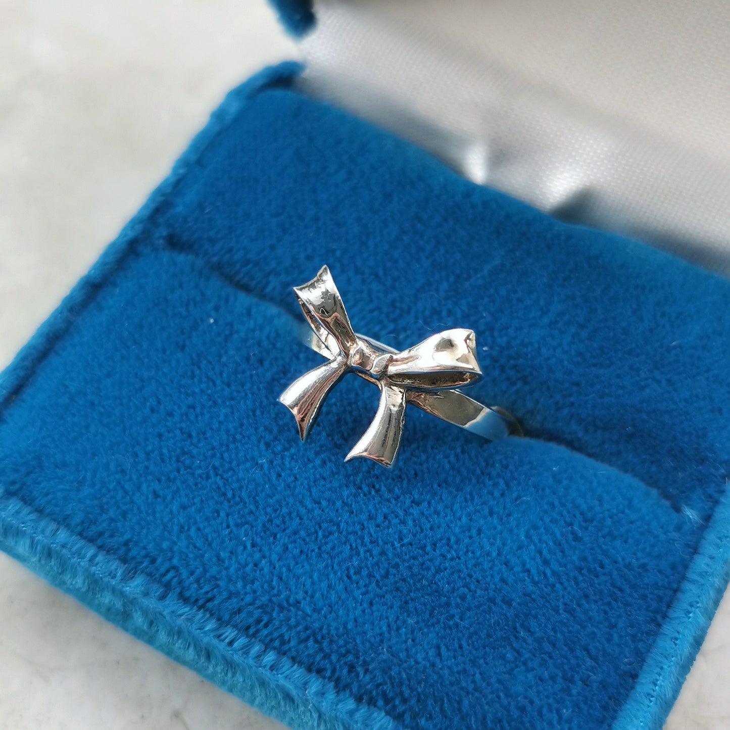 Vintage Bow Stacking Ring