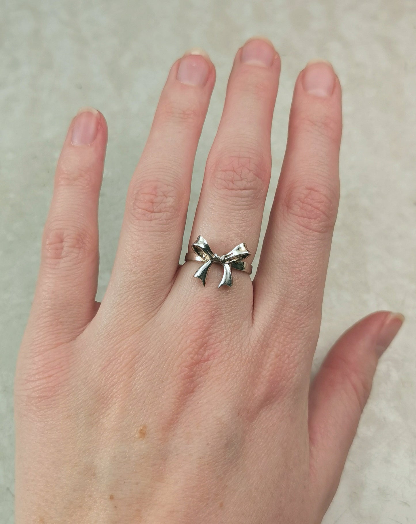 Vintage Bow Stacking Ring
