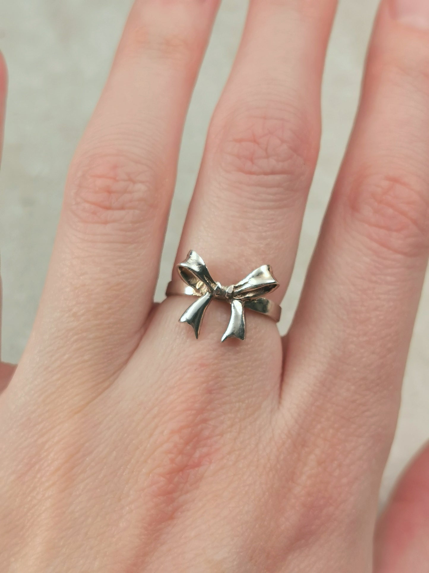 Vintage Bow Stacking Ring