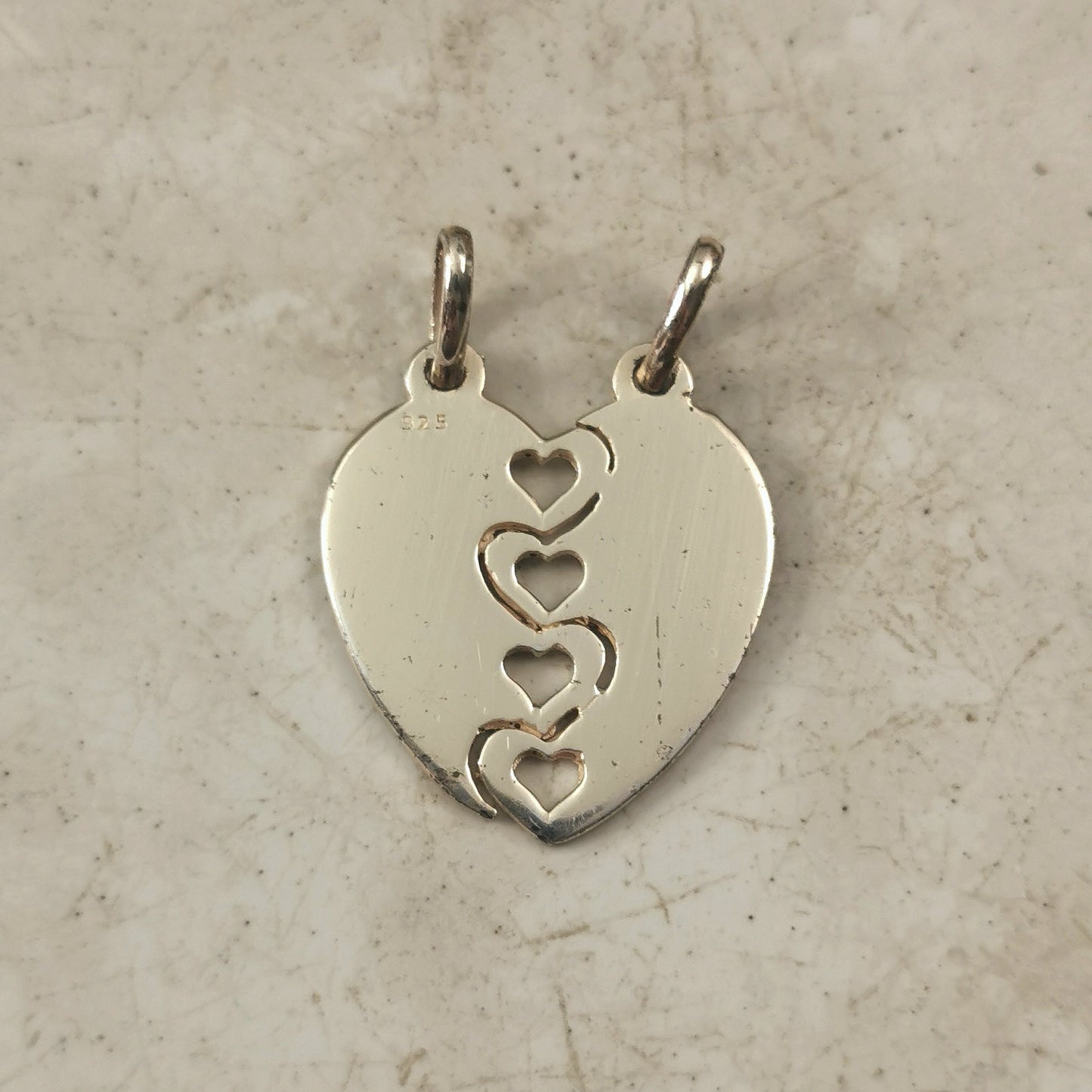 Estate Sterling Silver Friends Forever Breakable Charm