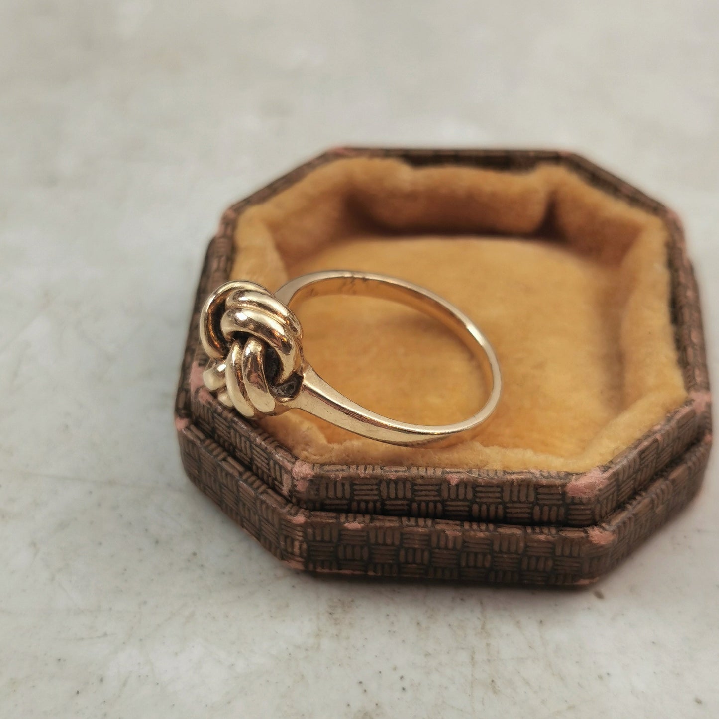 Estate 14k Yellow Gold Love Knot Ring