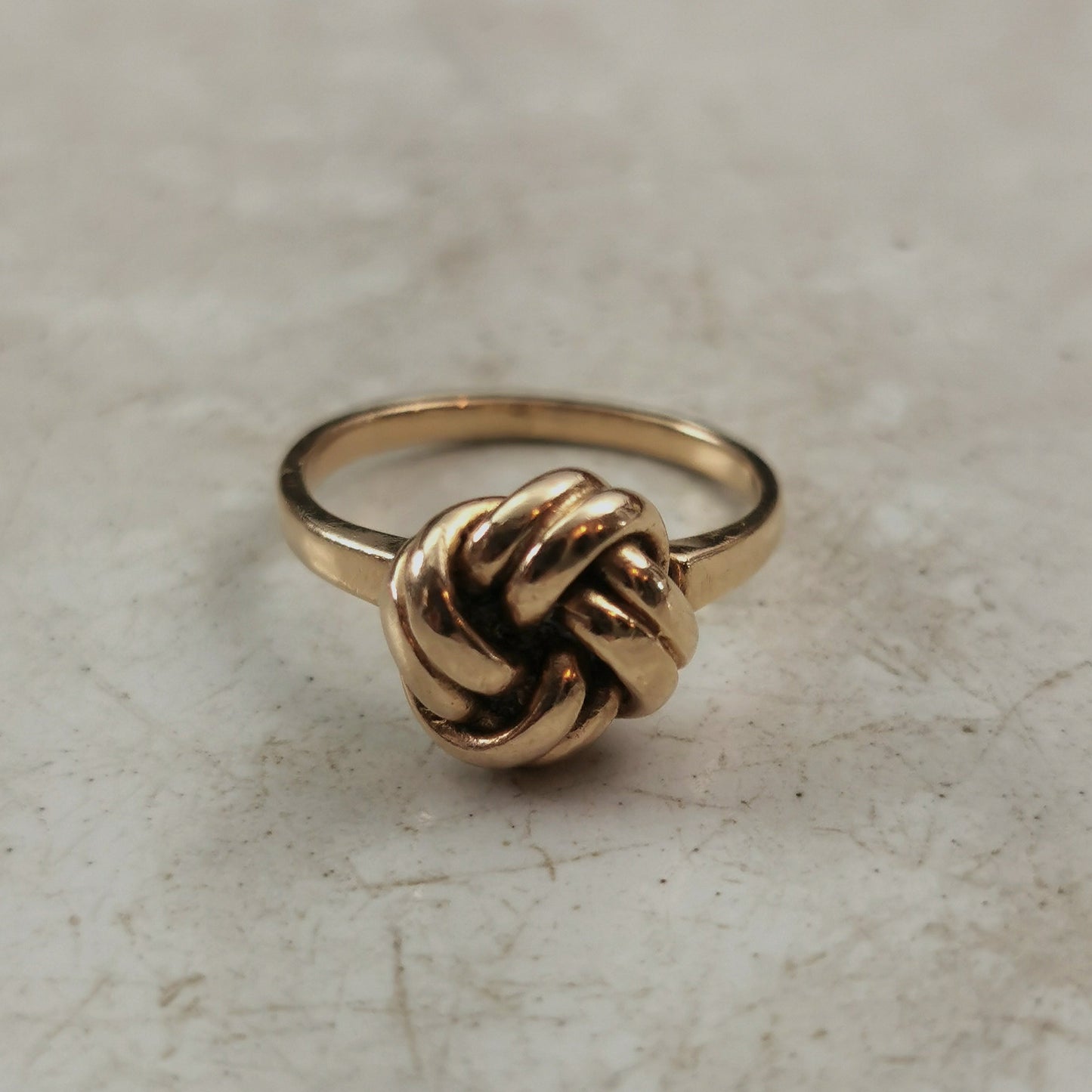 Estate 14k Yellow Gold Love Knot Ring