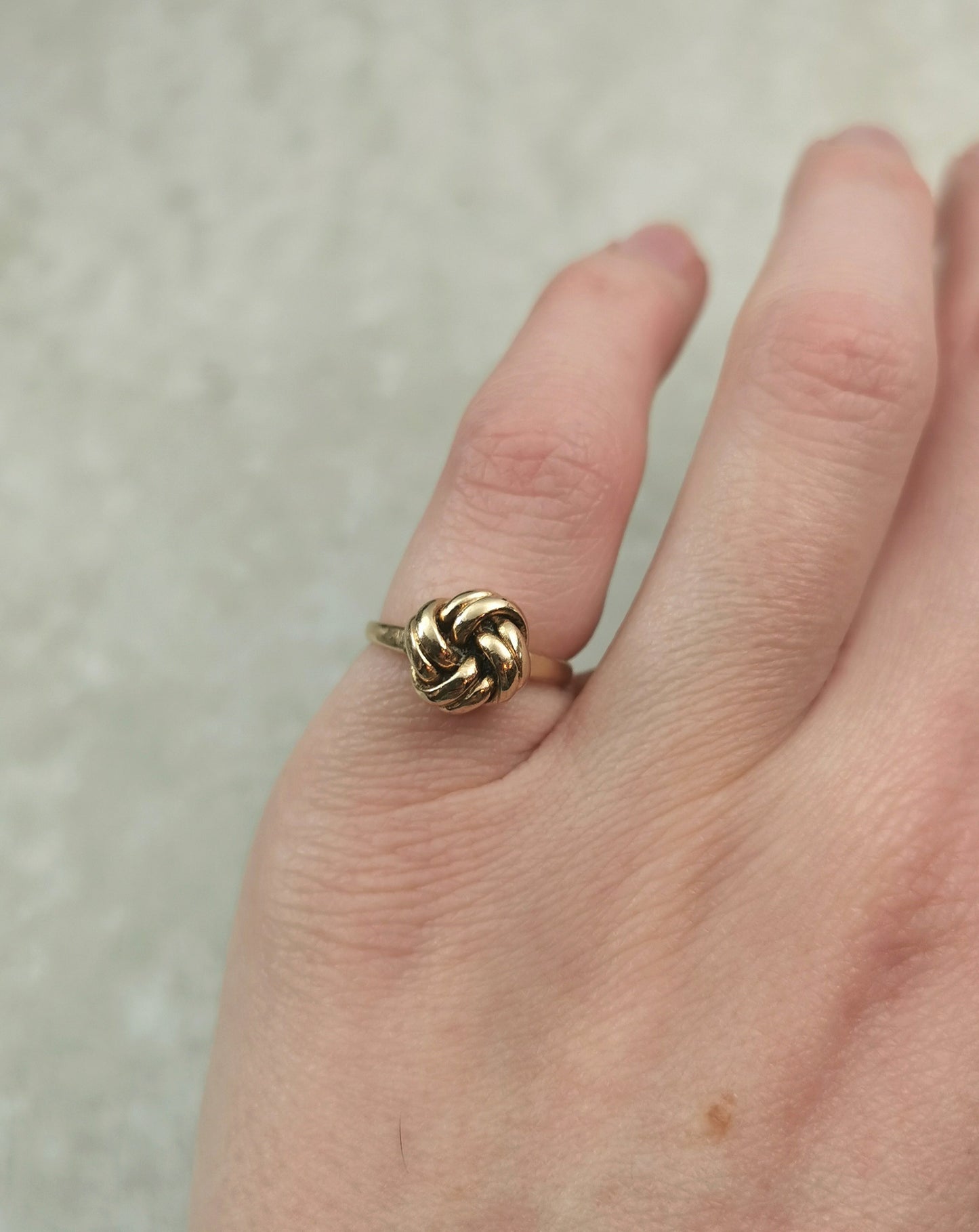 Estate 14k Yellow Gold Love Knot Ring