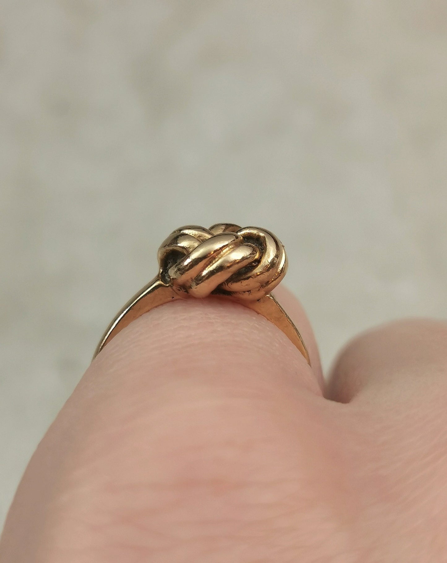 Estate 14k Yellow Gold Love Knot Ring