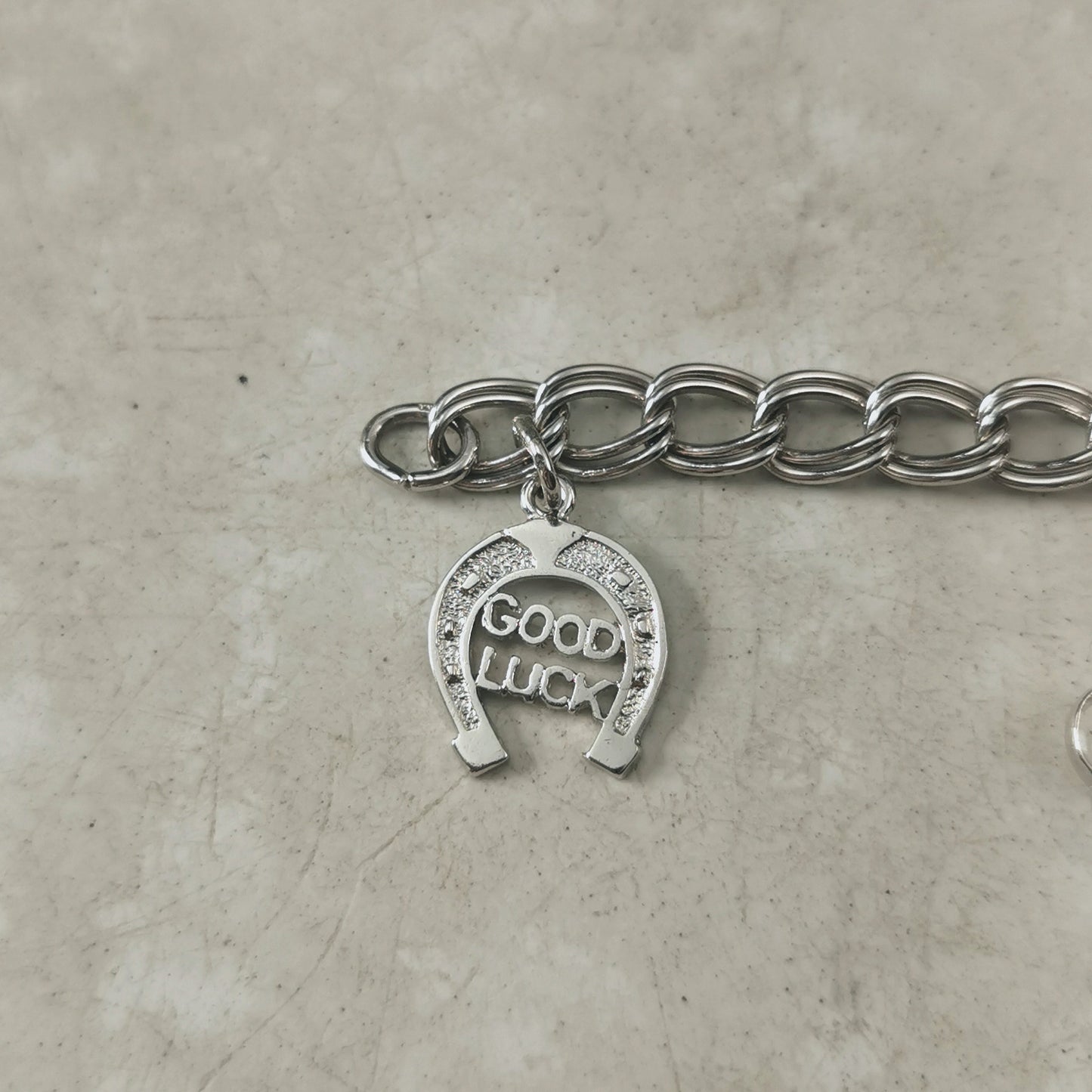 Vintage Sterling Silver Lucky Charms Charm Bracelet