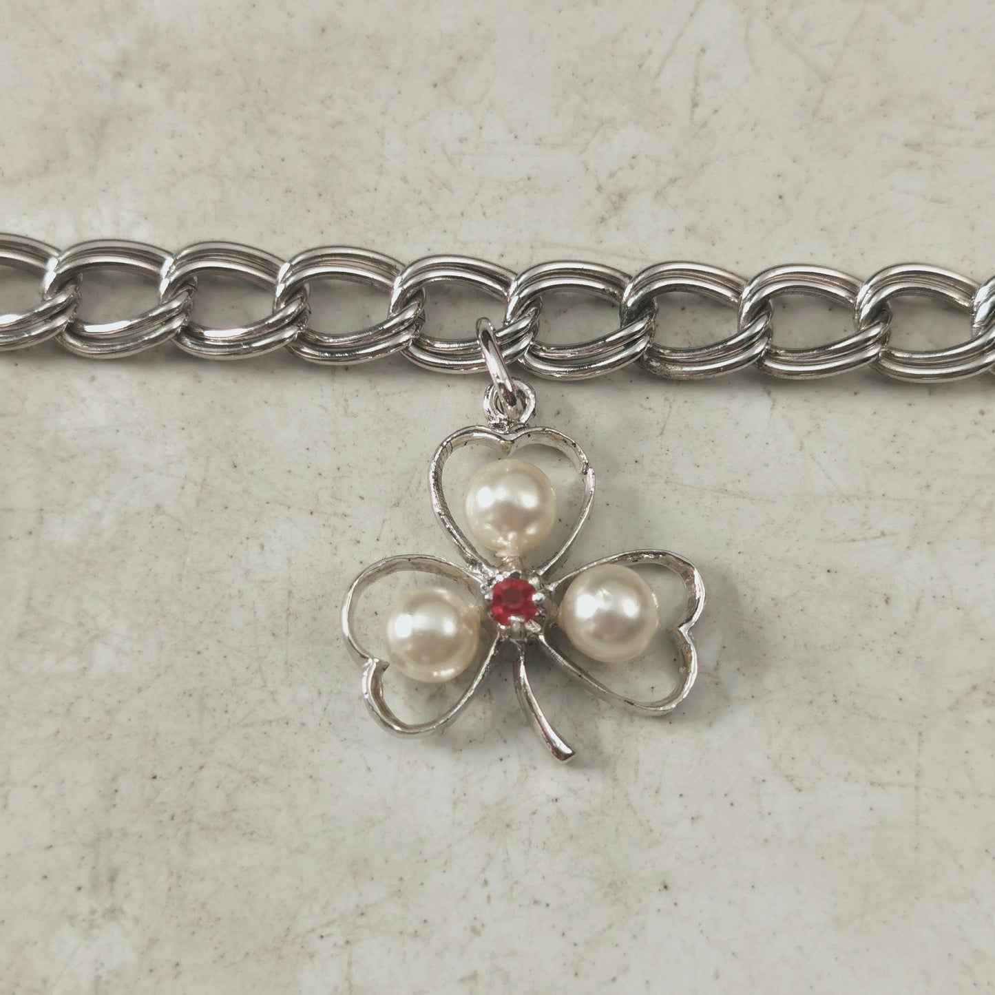 Vintage Sterling Silver Lucky Charms Charm Bracelet