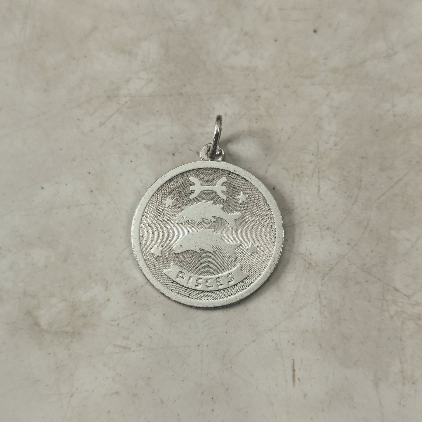 Vintage Sterling Silver Pisces Zodiac Charms