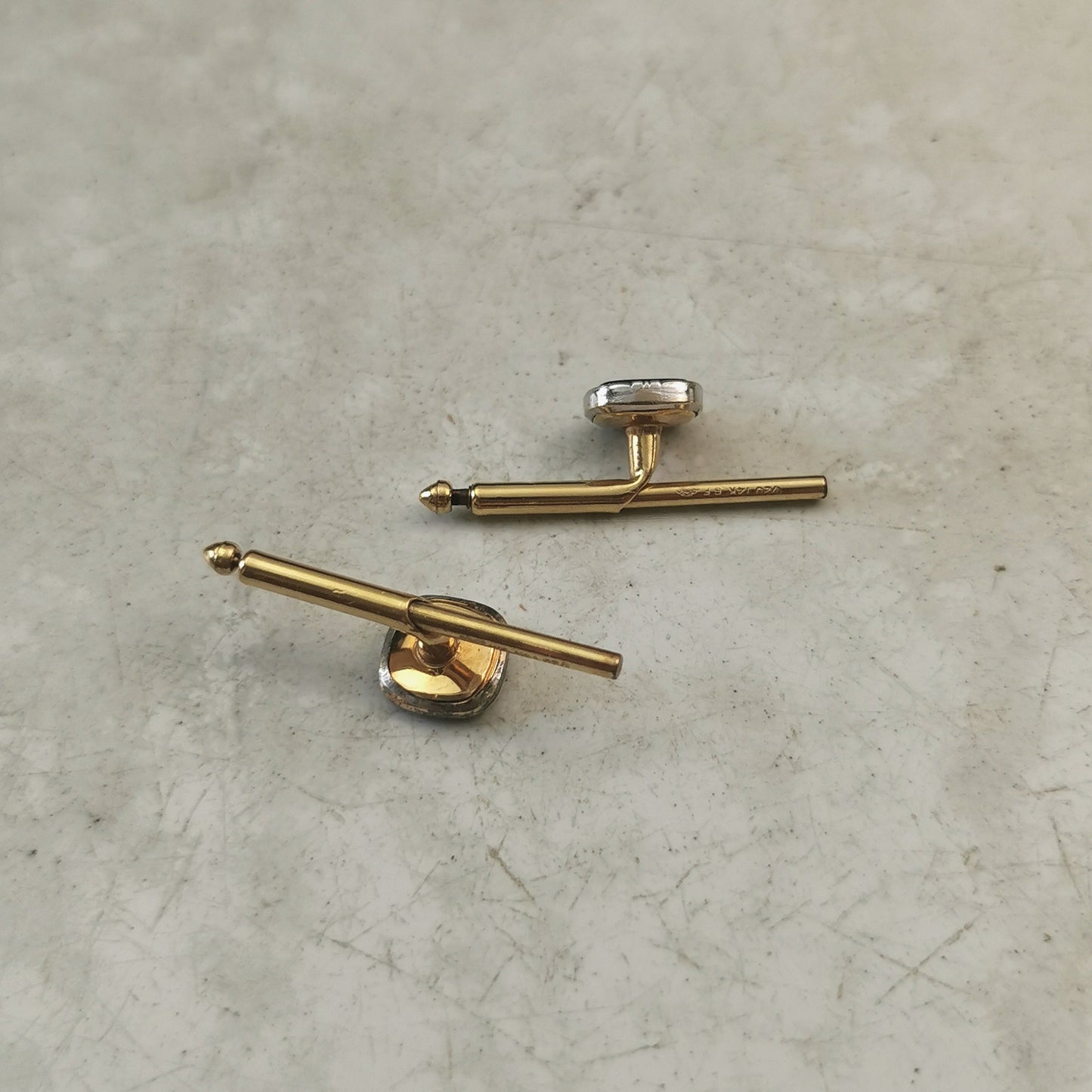 Vintage Gold Filled and Abalone Shell Cufflinks