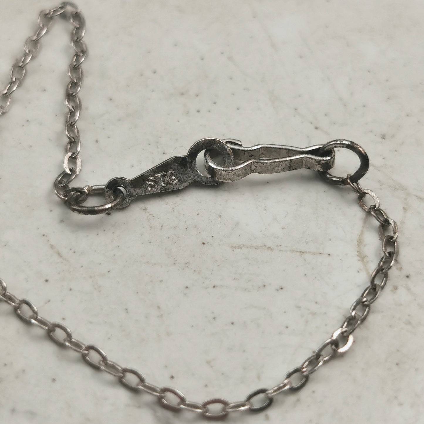 Vintage Bond Boyd Sterling May Birthstone Necklace