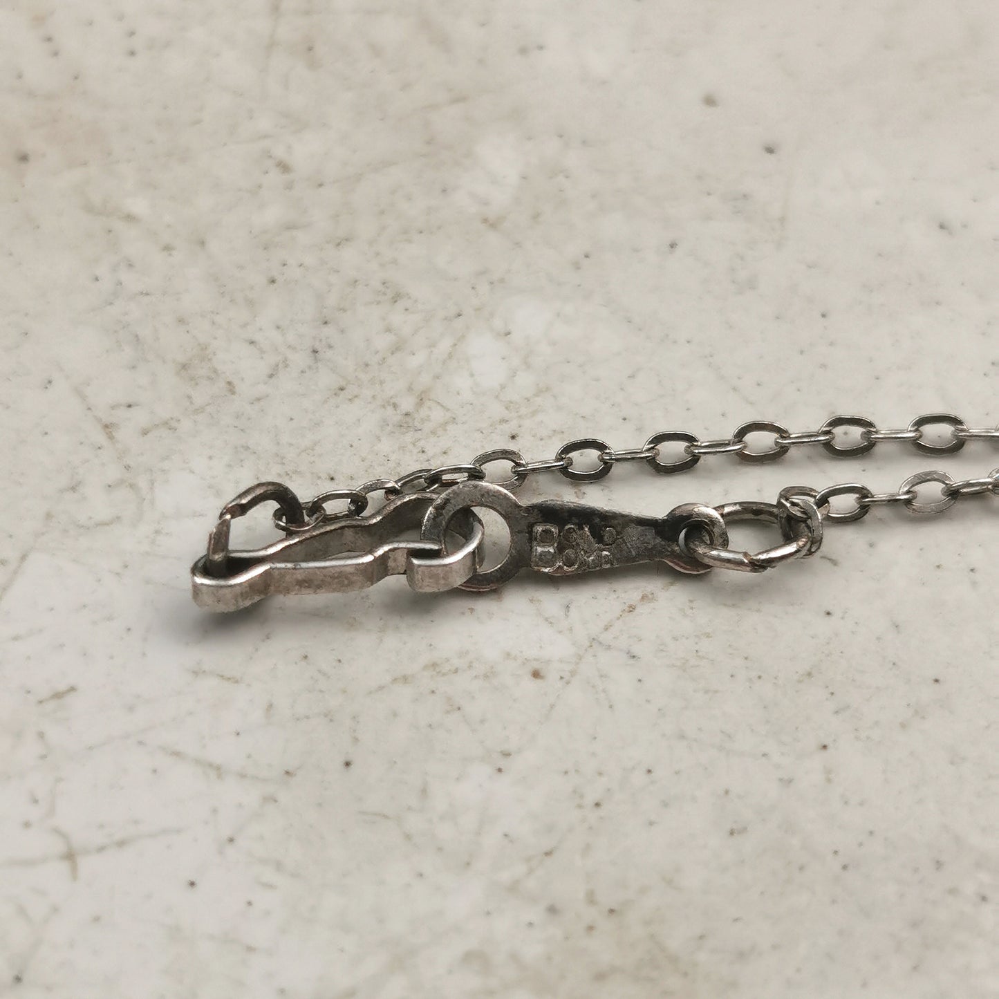 Vintage Bond Boyd Sterling May Birthstone Necklace