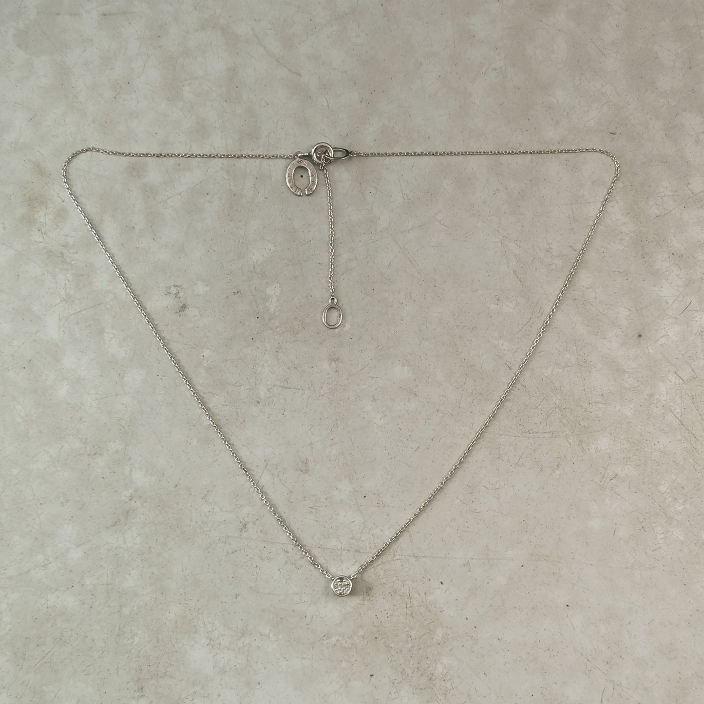 Links of London Sterling Silver & Diamond Circle Necklace