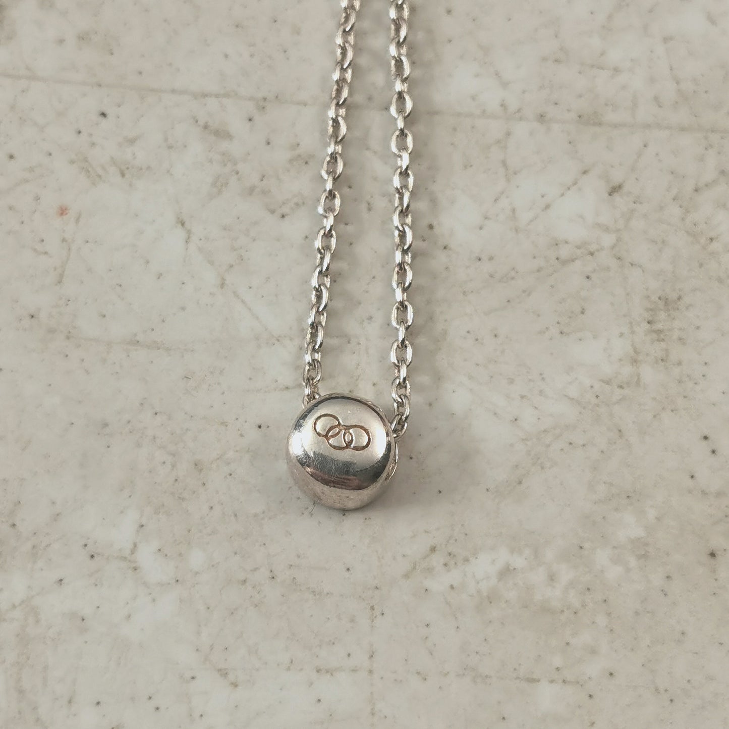 Links of London Sterling Silver & Diamond Circle Necklace