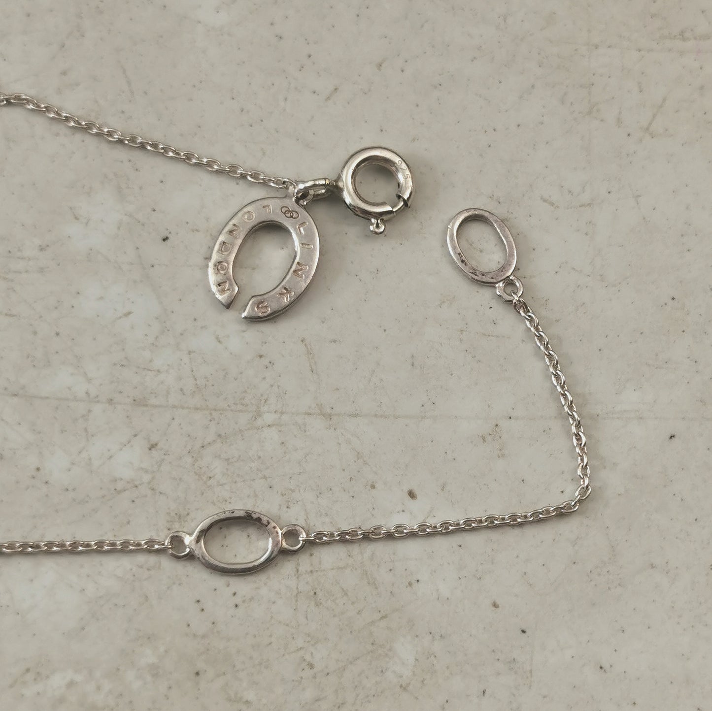 Links of London Sterling Silver & Diamond Circle Necklace