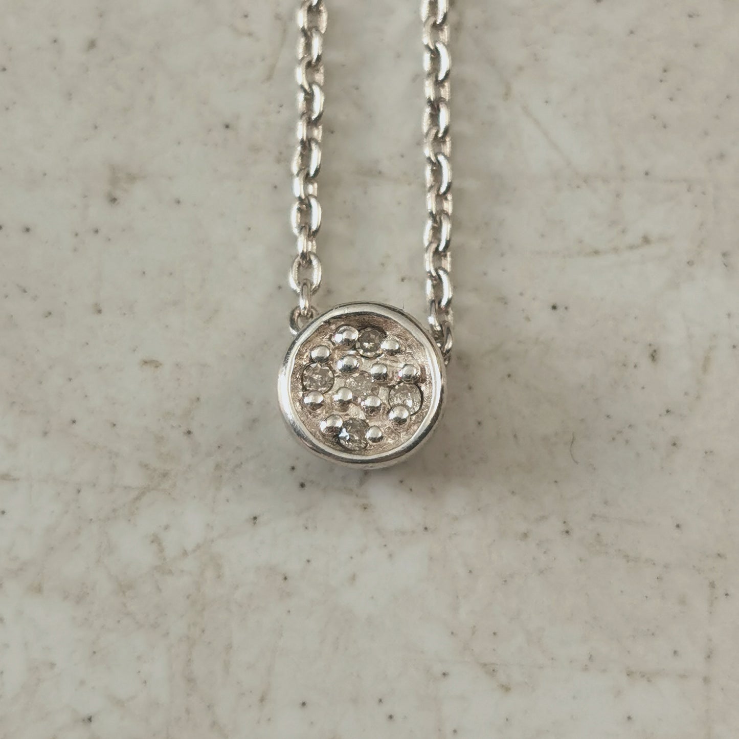 Links of London Sterling Silver & Diamond Circle Necklace