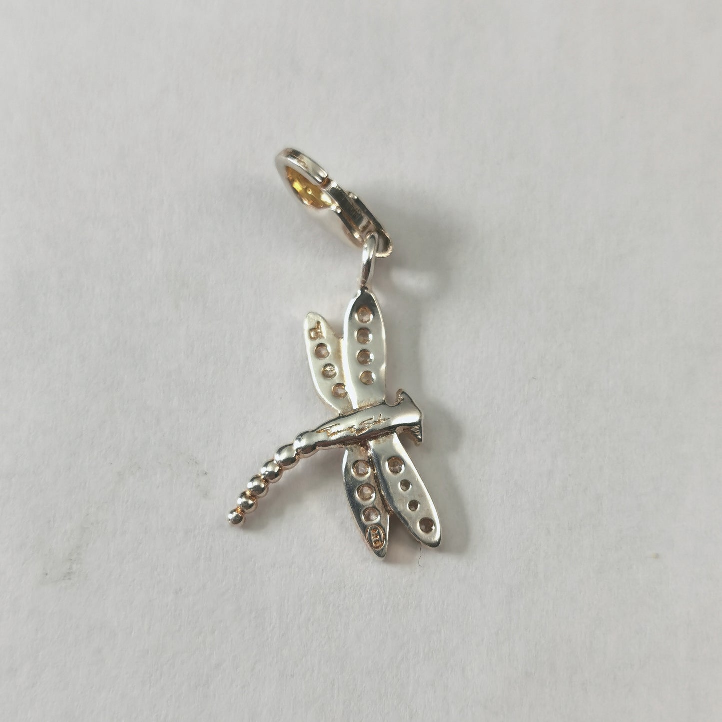 Thomas Sabo Sterling Silver Charm Club Huggies and Dragonfly Charms